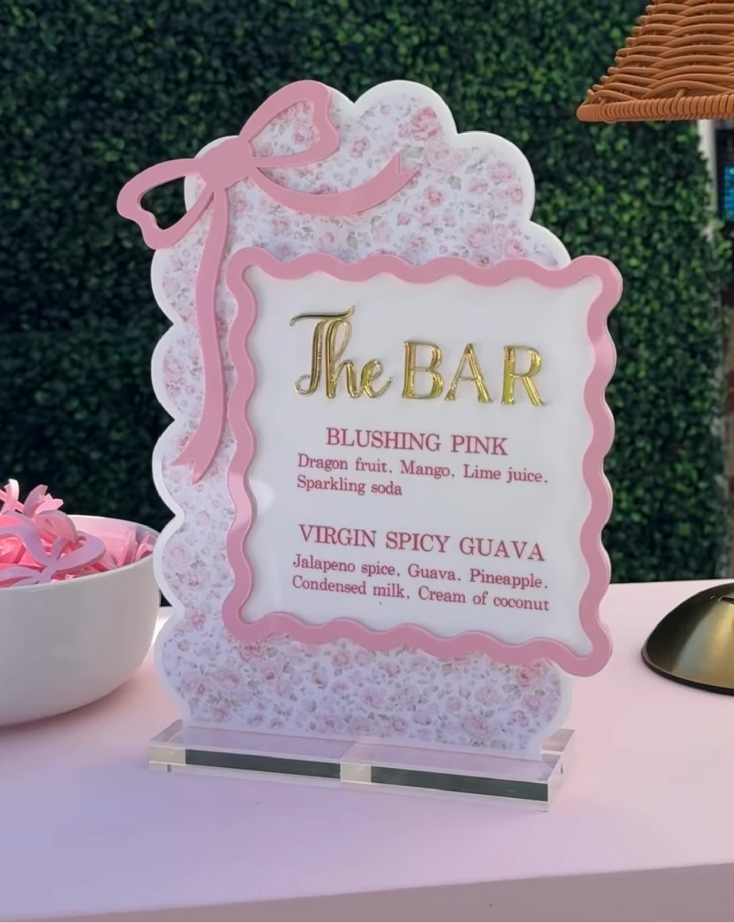 Custom Acrylic Sign (Deluxe)