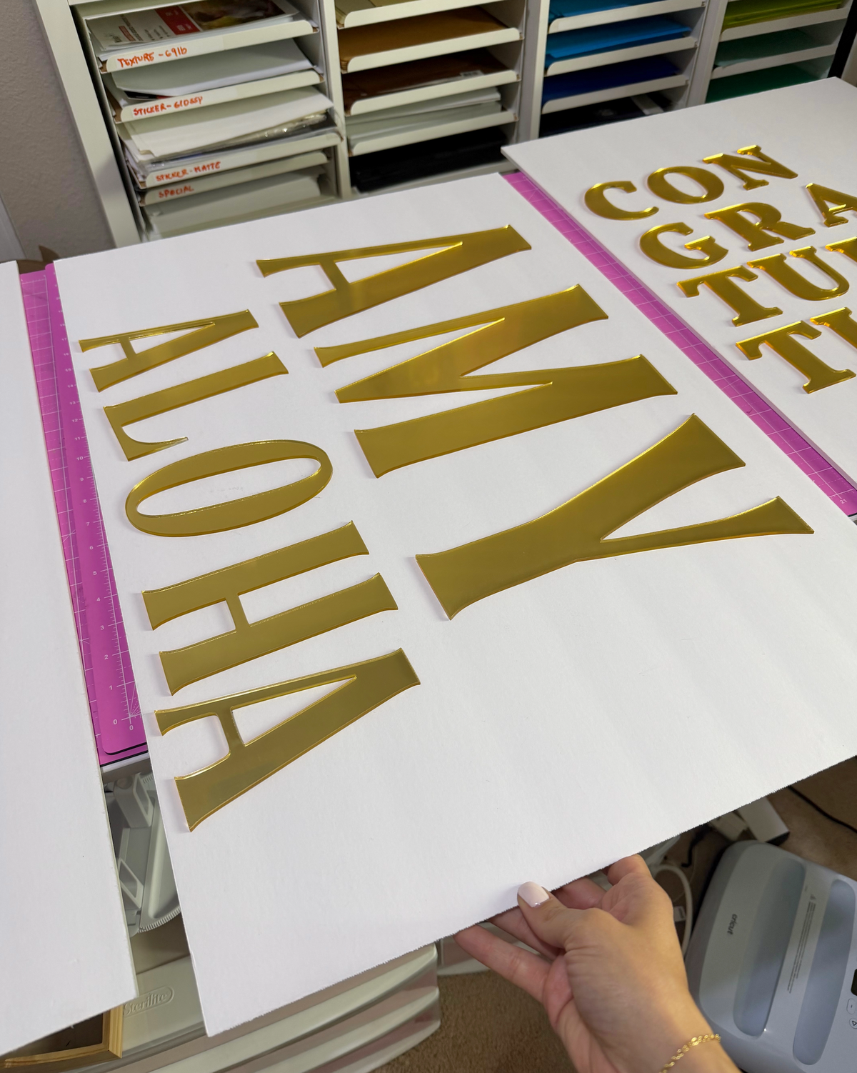 Acrylic Logo (Metallic)