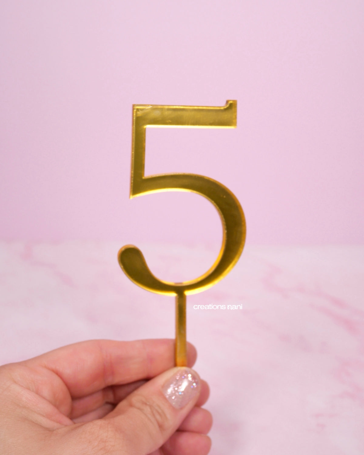 Cake topper - Number