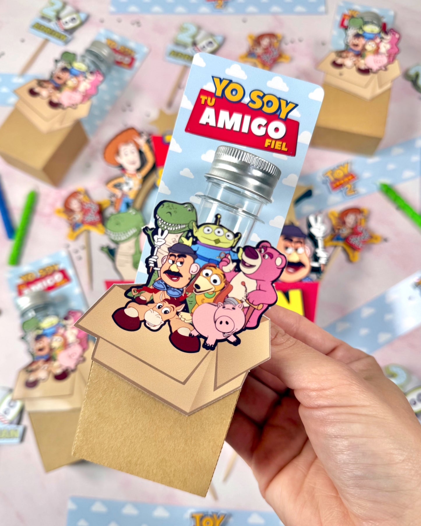 Tube Party Favor Box