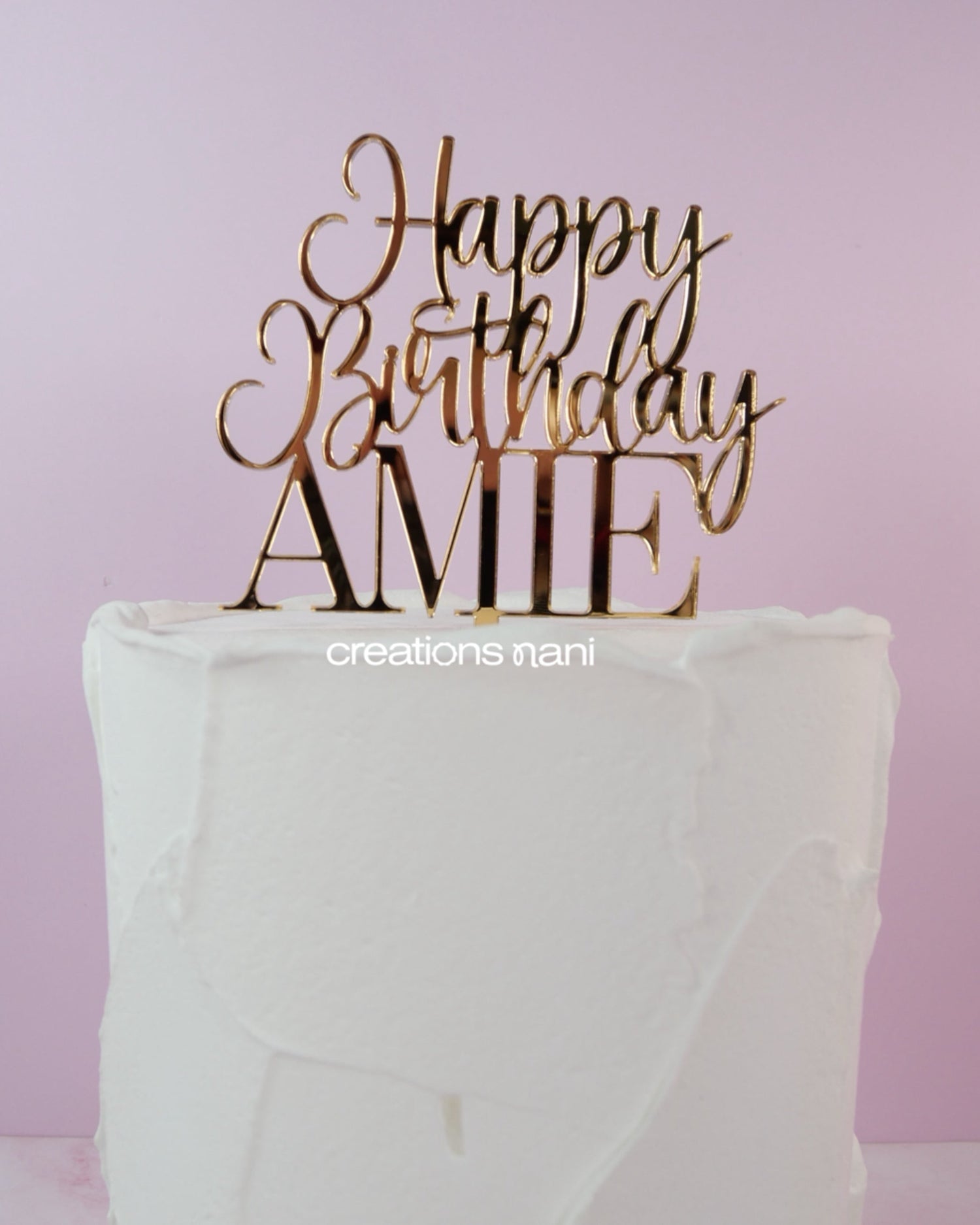 Acrylic Cake Toppers