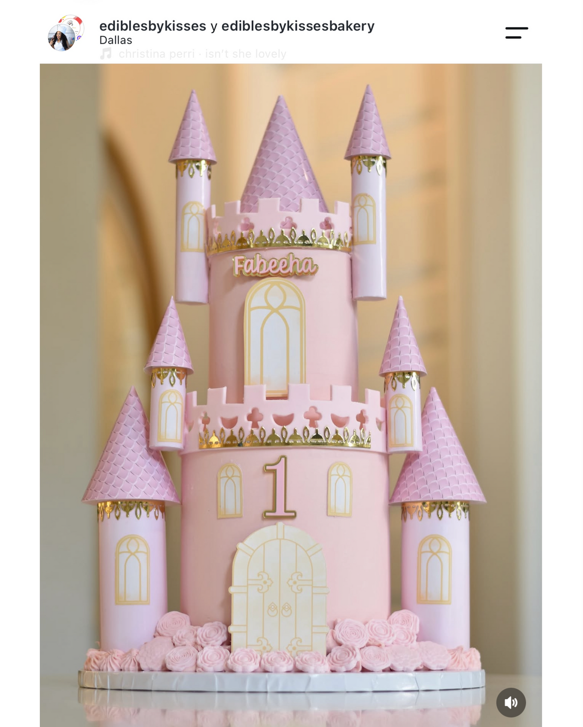 Custom Cake Topper - 3D Castle