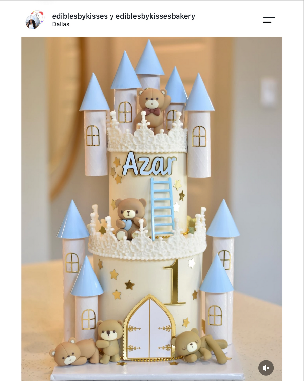 Custom Cake Topper - 3D Castle