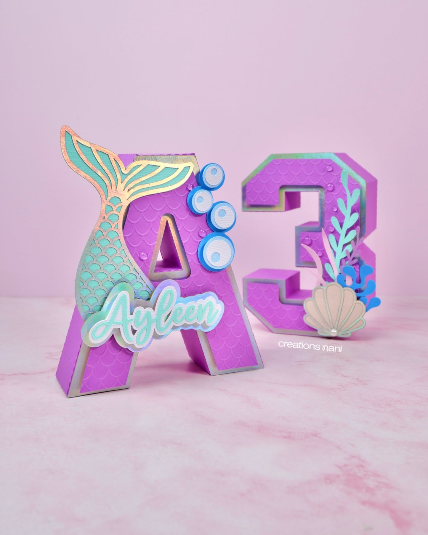 Custom 3D Paper Letter