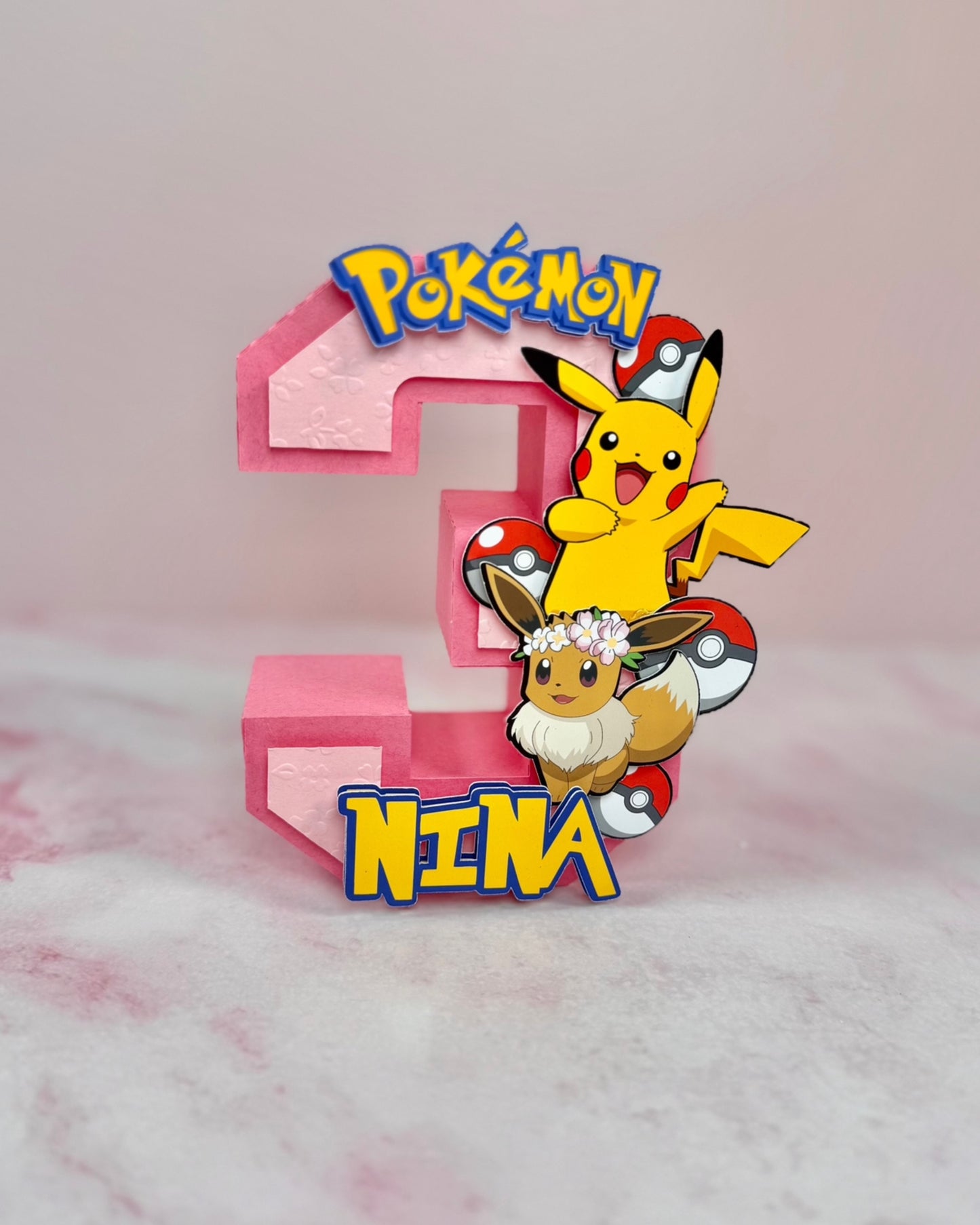 Custom 3D Paper Letter or Number