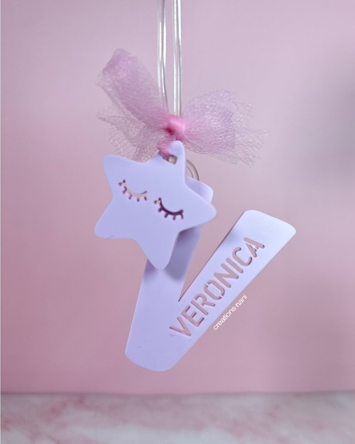 Acrylic Keychain (Name with a little star)