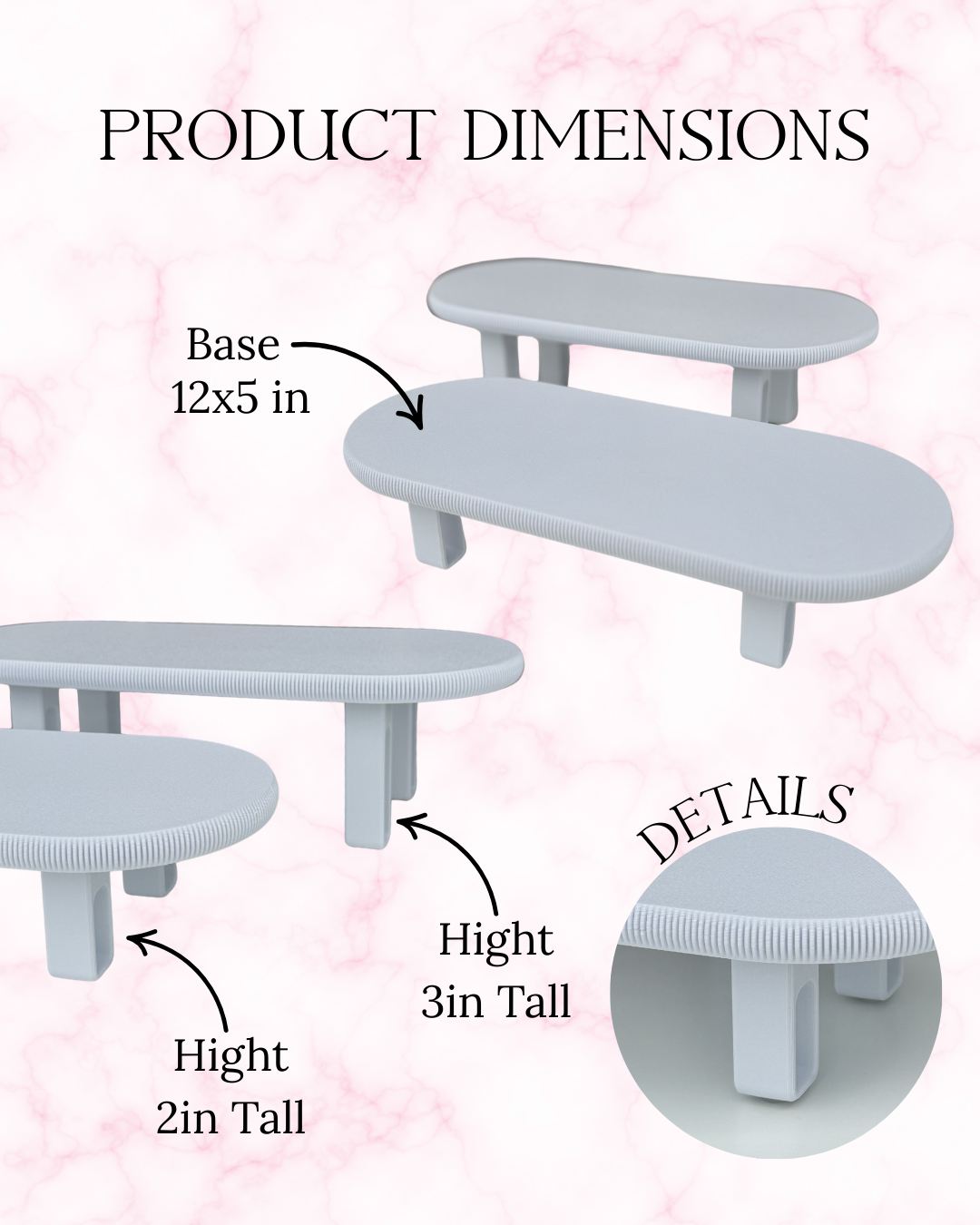 Adjustable Display Risers