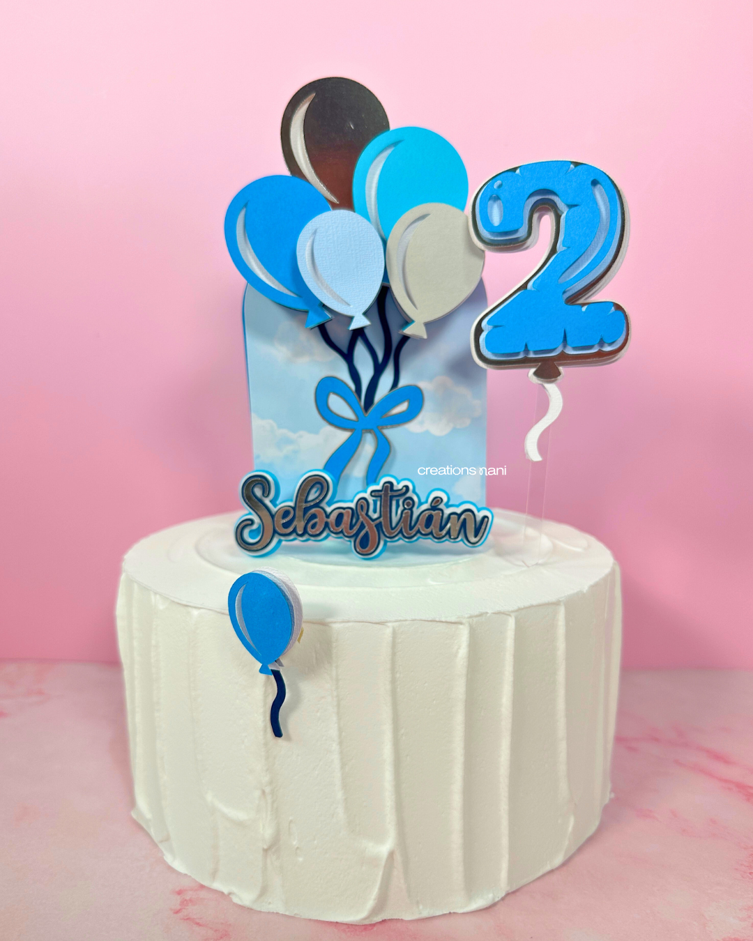 Cake Topper - Arch Background