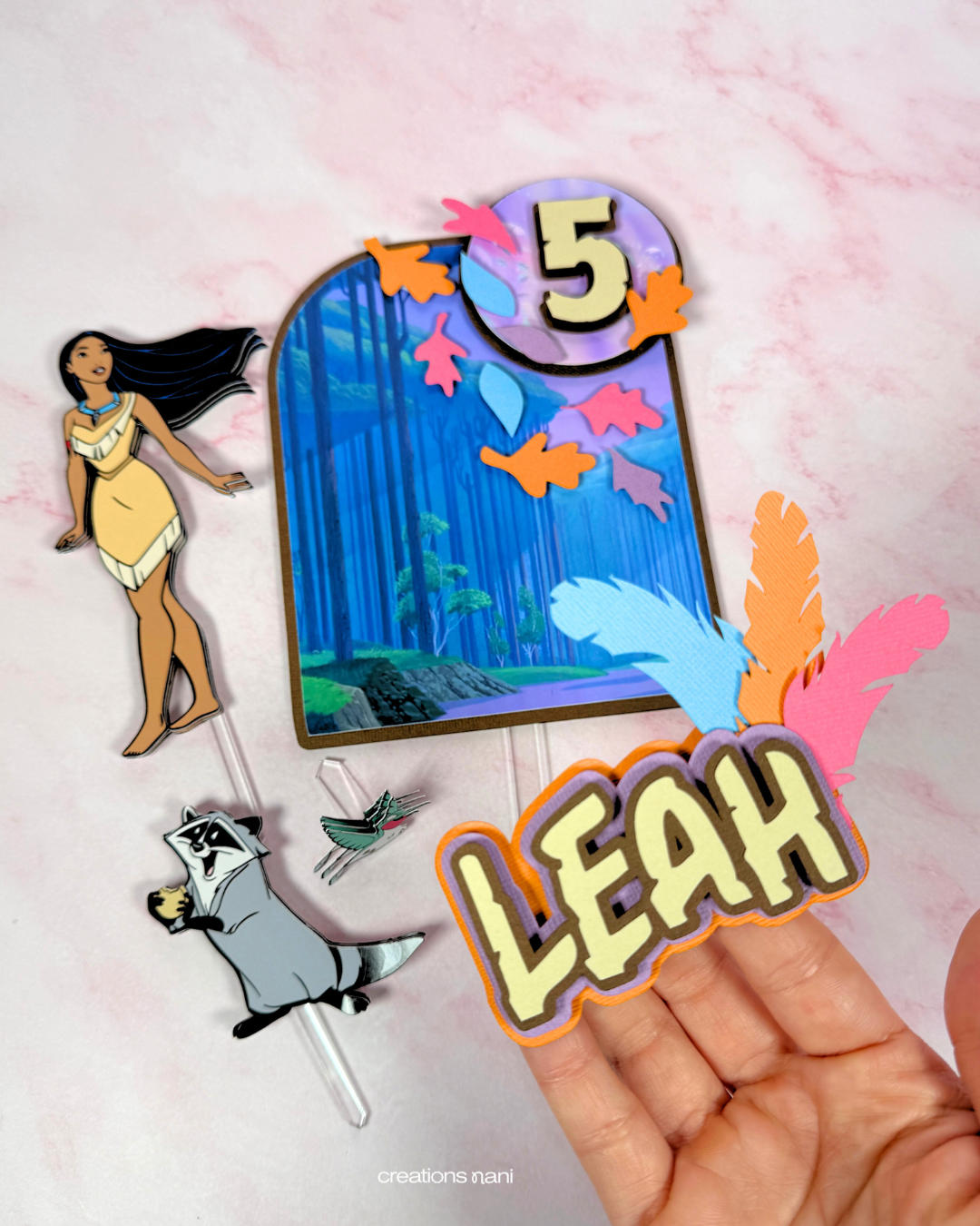 Cake Topper - Arch Background