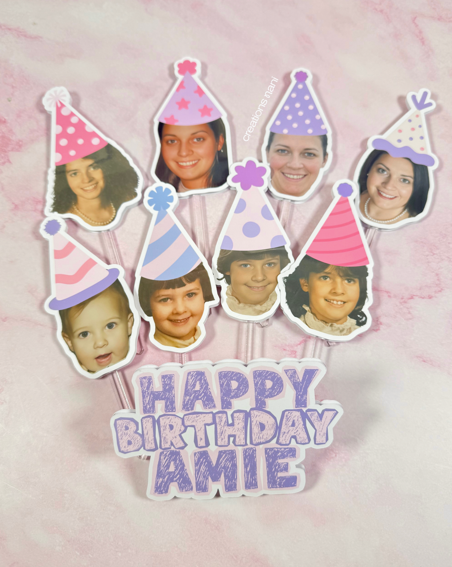 Cake Topper - Face