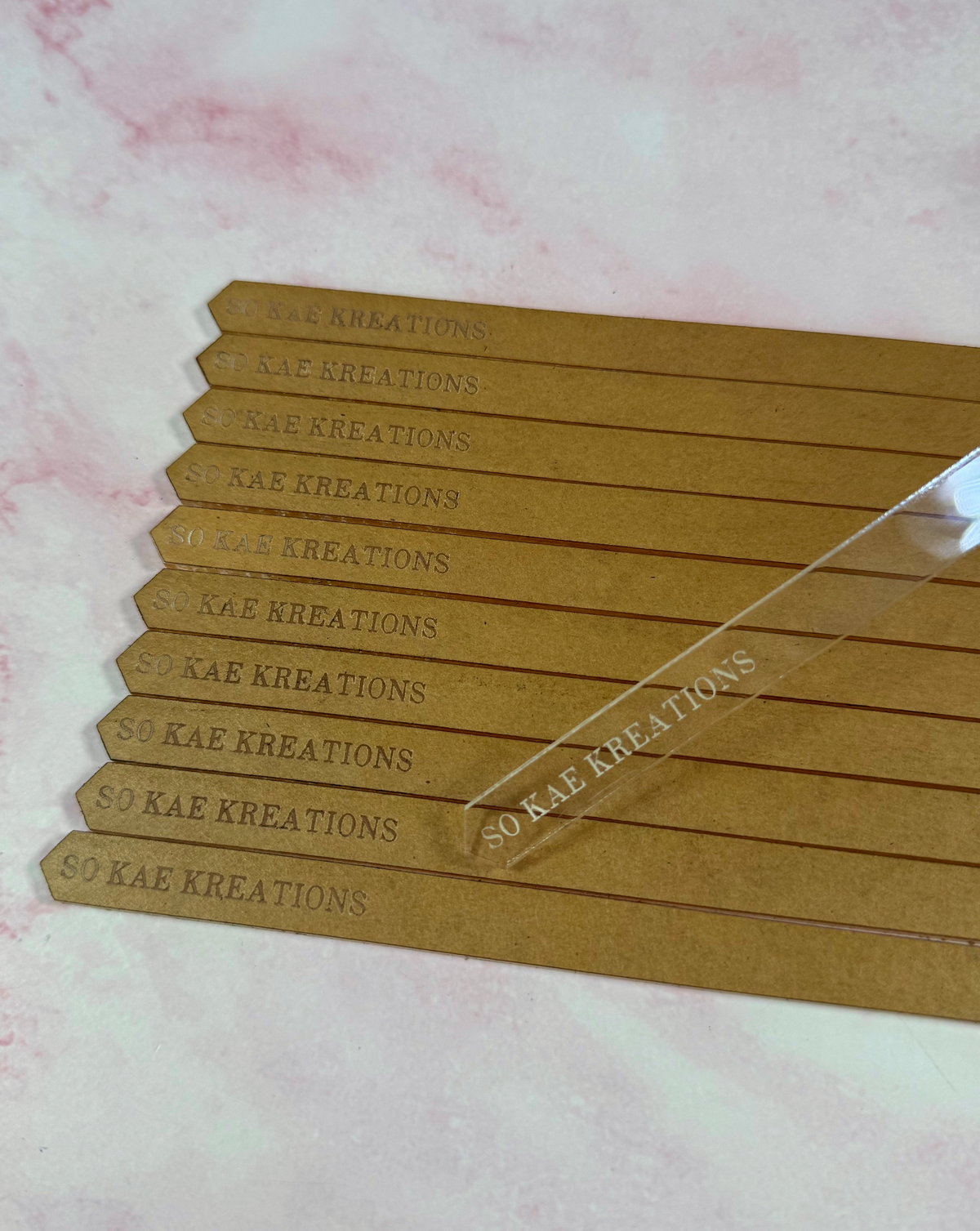 Custom Acrylic Cake Topper Sticks