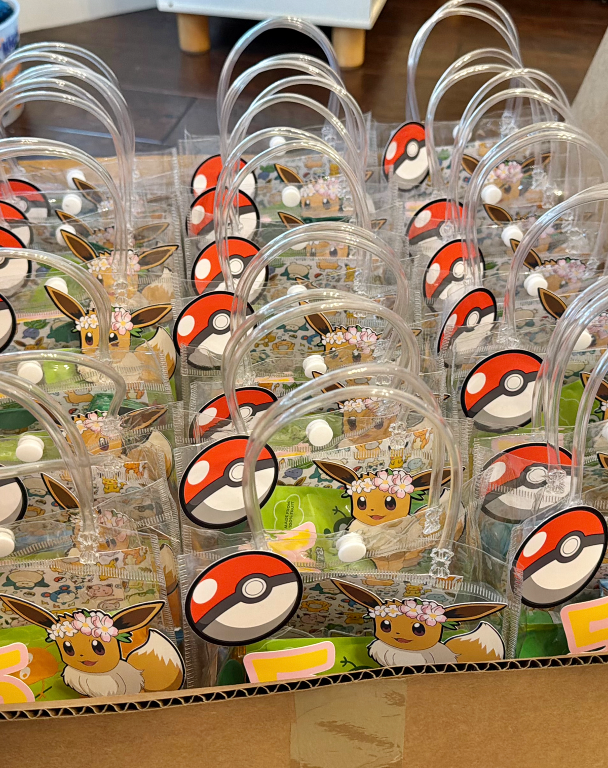 Clear Plastic Gift Bags with Handles