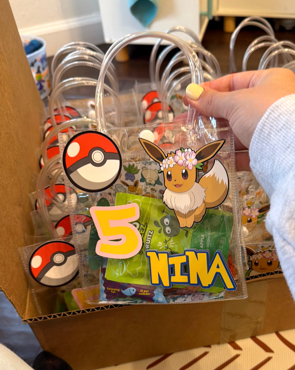 Clear Plastic Gift Bags with Handles