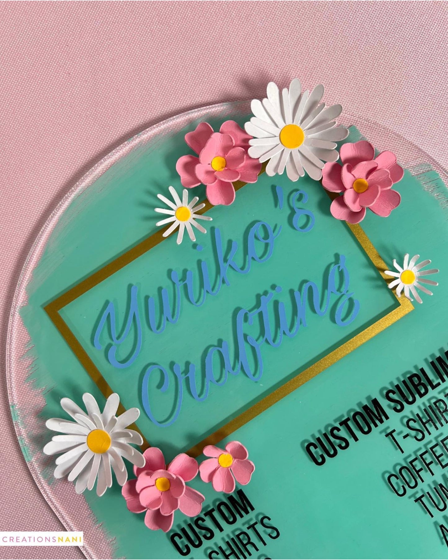 Custom Acrylic Sign (QR)