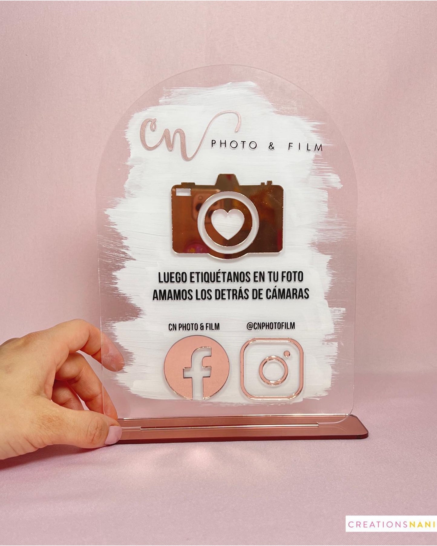 Custom Acrylic Sign (QR)