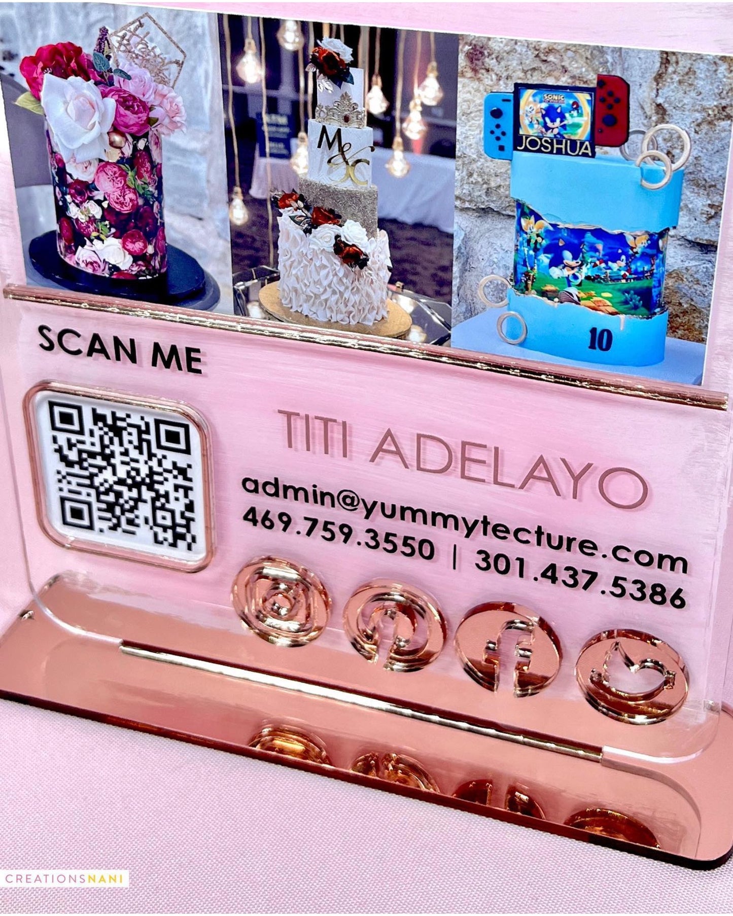 Custom Acrylic Sign (QR)