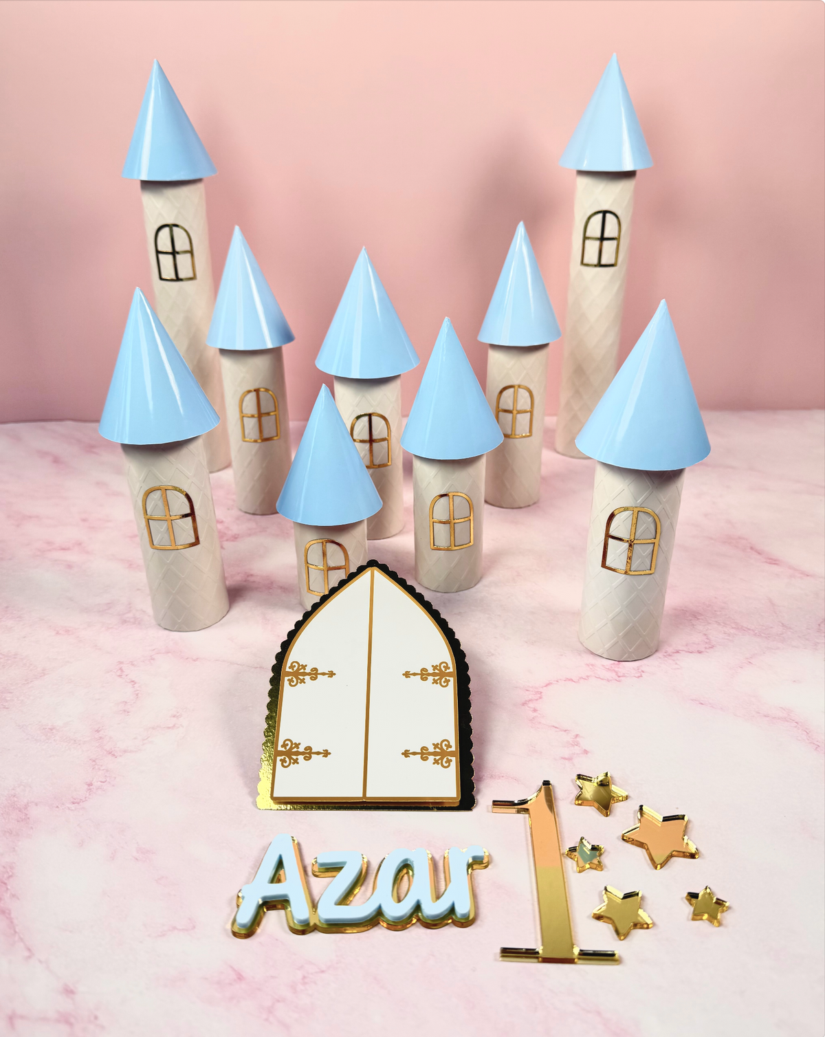 Custom Cake Topper - 3D Castle