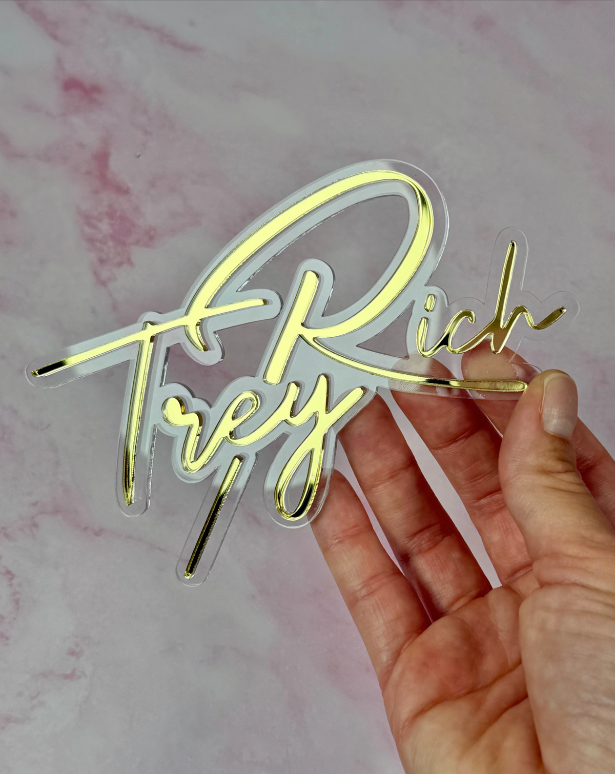Double - Acrylic (clear)
