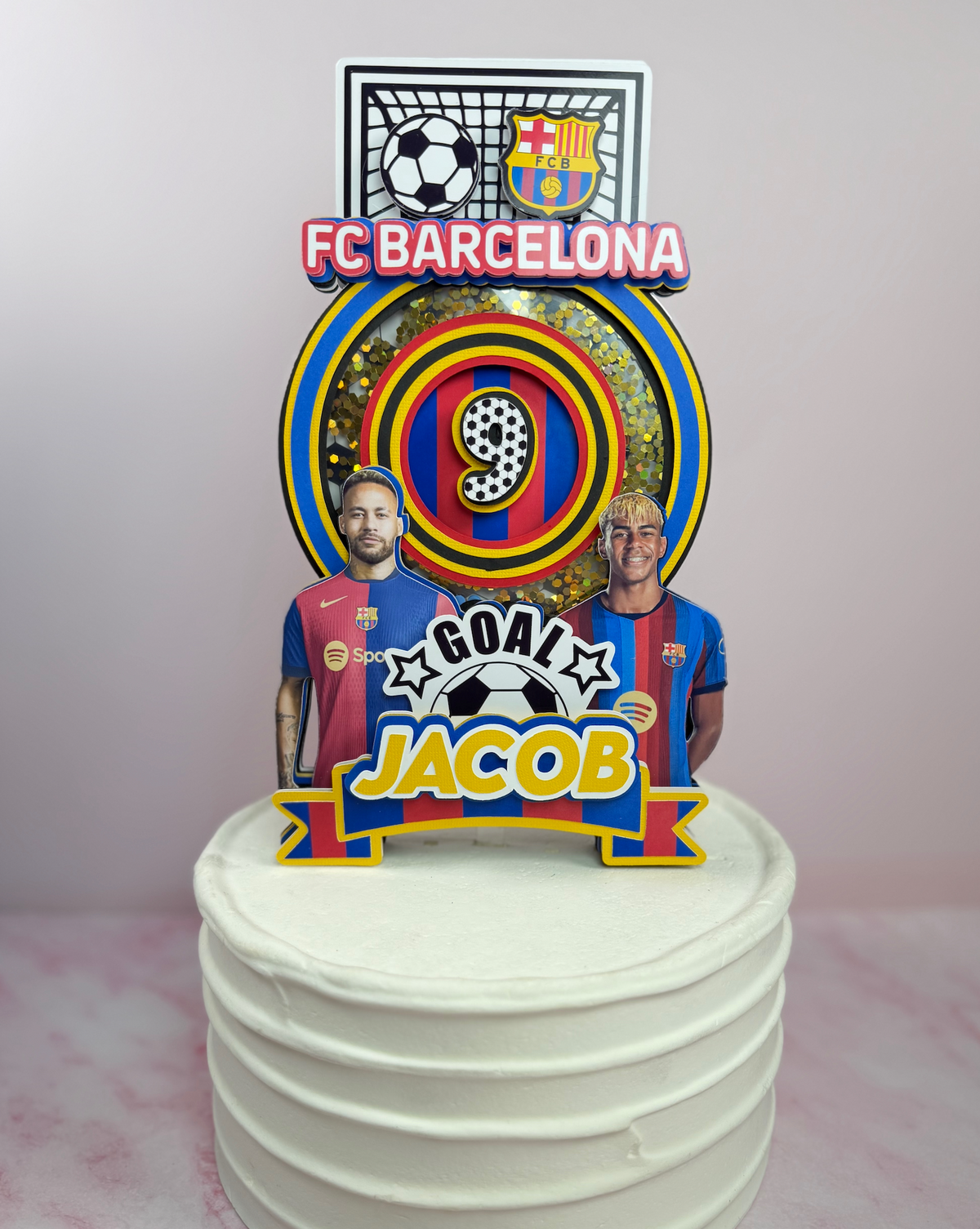 Custom Cake Topper - Shaker
