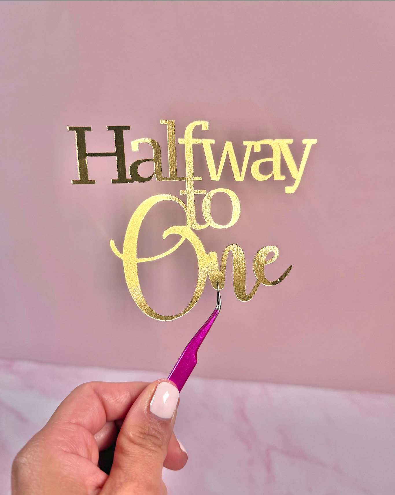 Cake Topper - Foil Name