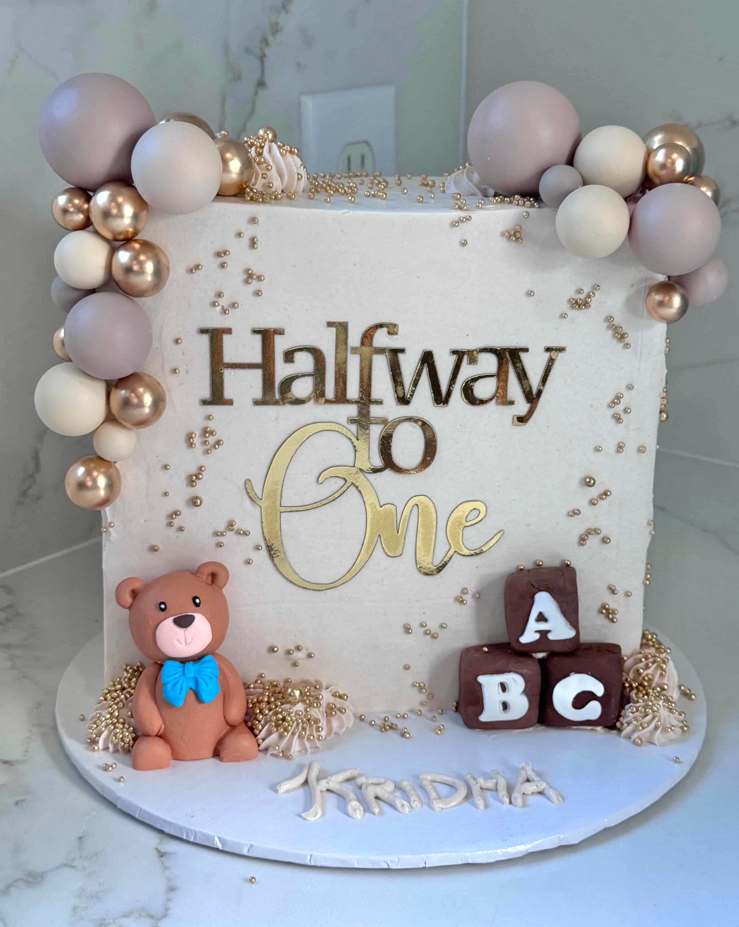 Cake Topper - Foil Name