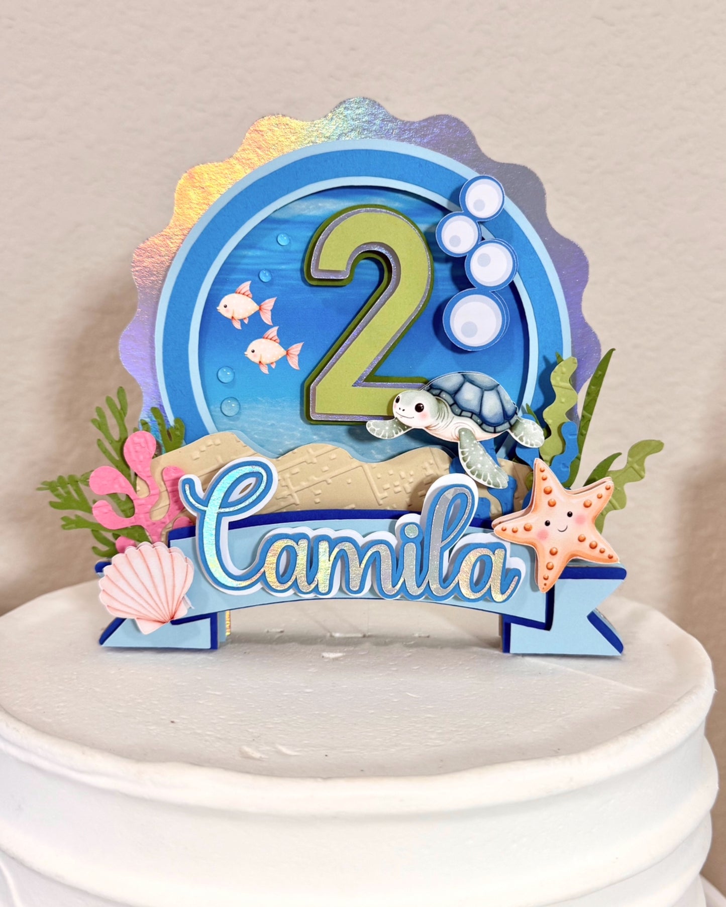 Cake Topper - Scallop