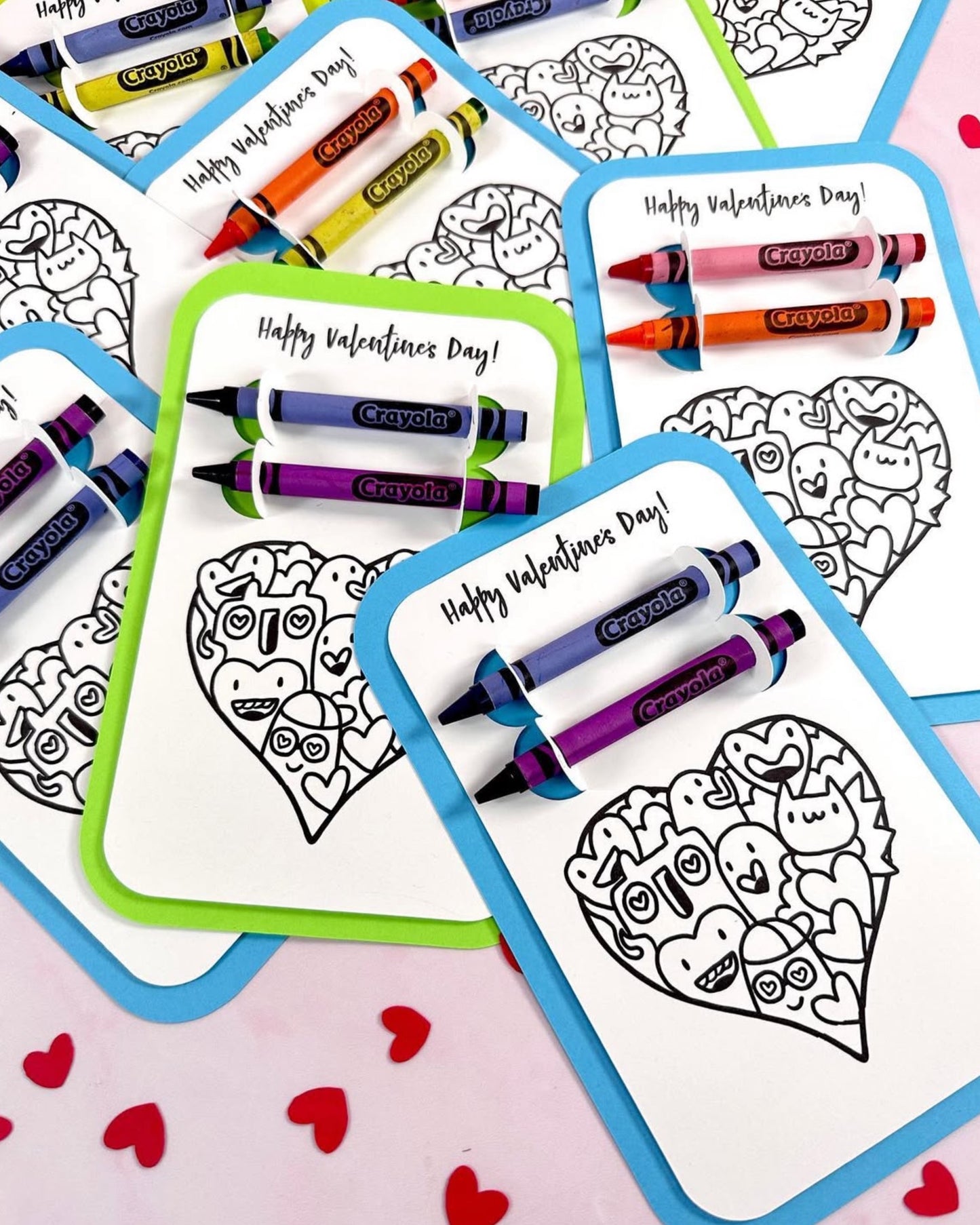 Kids Valentine Coloring Activity Pack