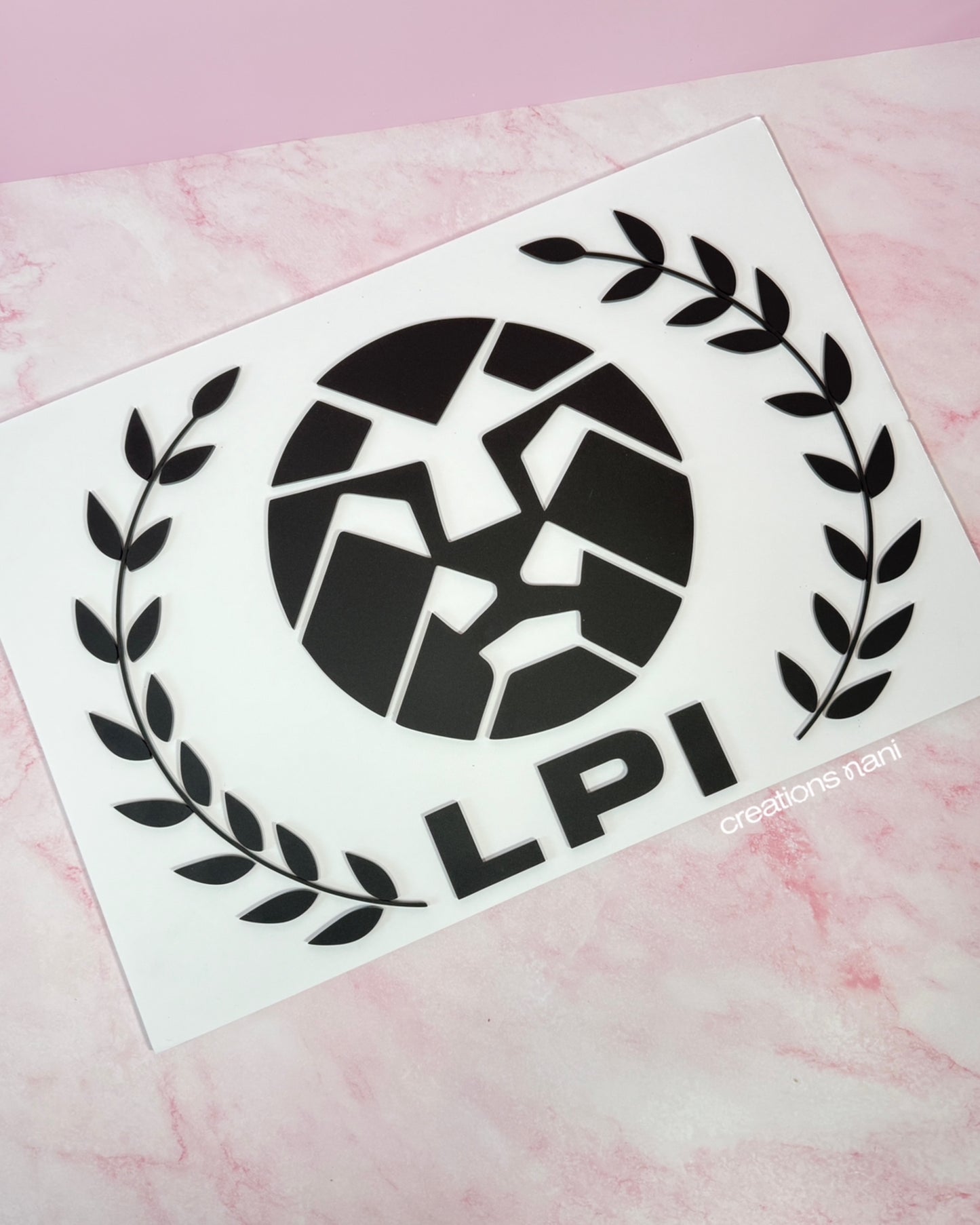 Acrylic Logo Rectangle - 2 layers