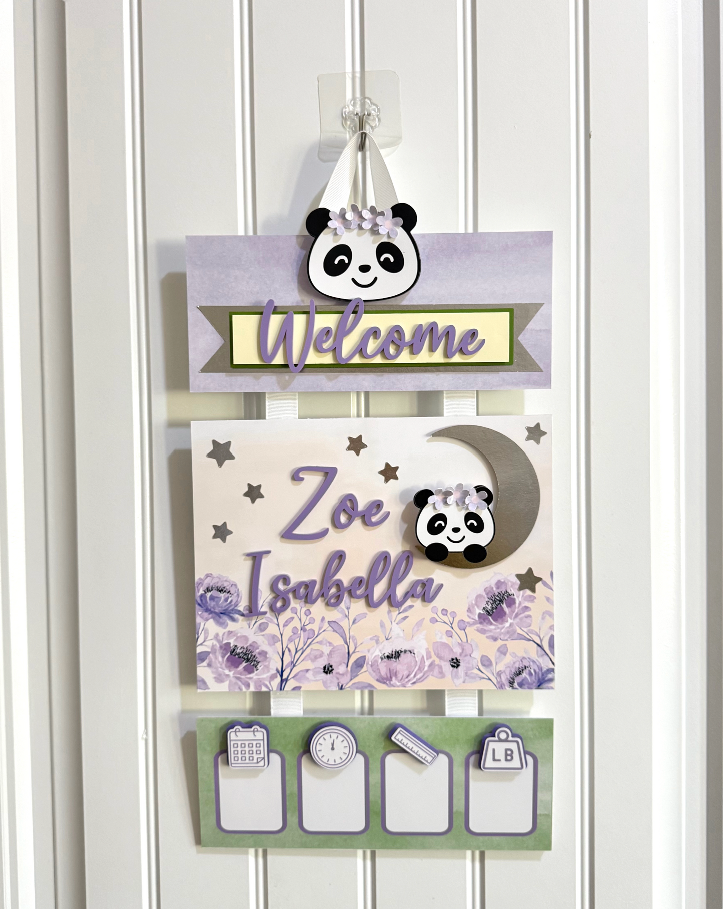 Nursery Board - Plus (3 pieces design)