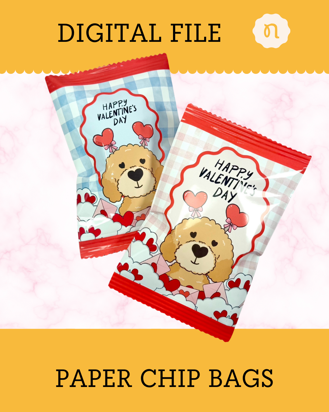 File - Paper Chip Bag - Valentenies