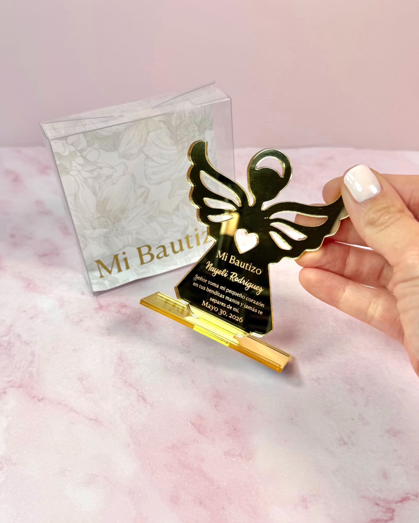 Personalized Religious Acrylic Keepsake with clear box