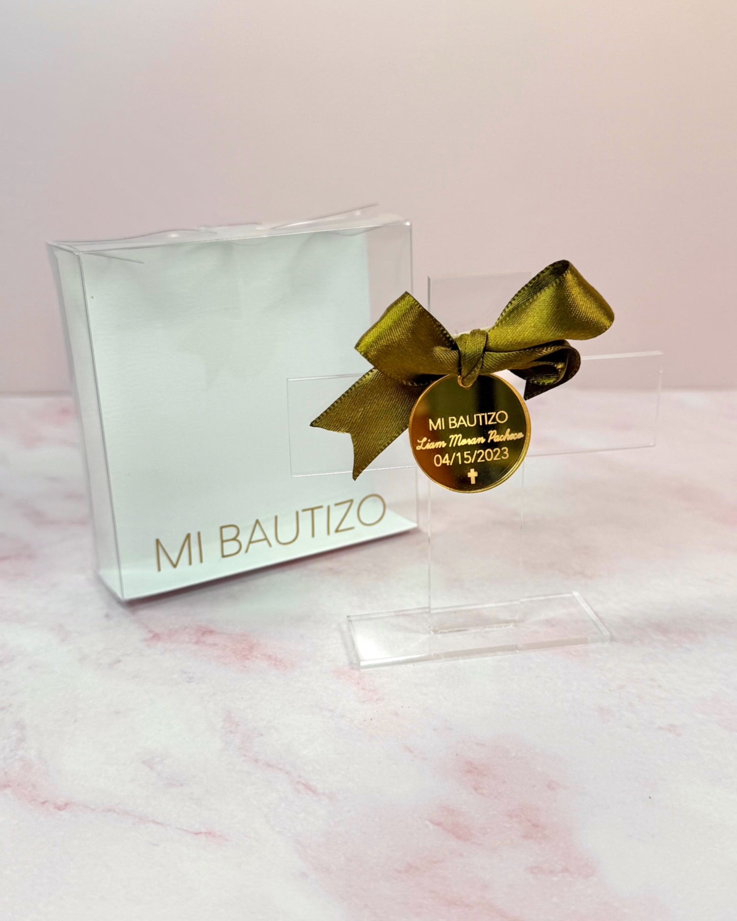 Personalized Religious Acrylic Keepsake with clear box