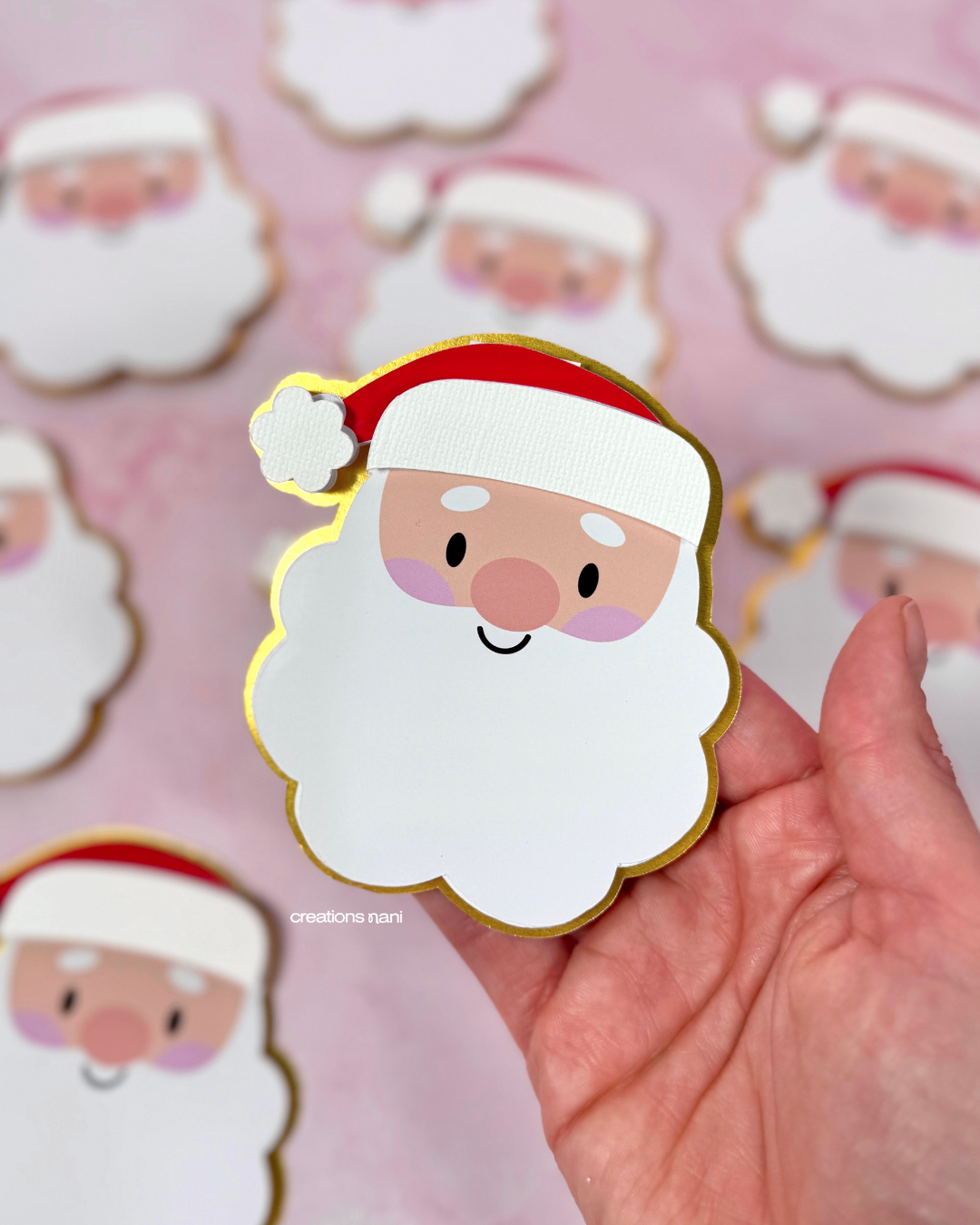 Santa Paper Tag