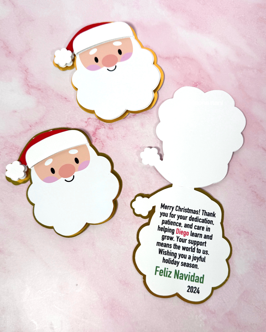 Santa Paper Tag