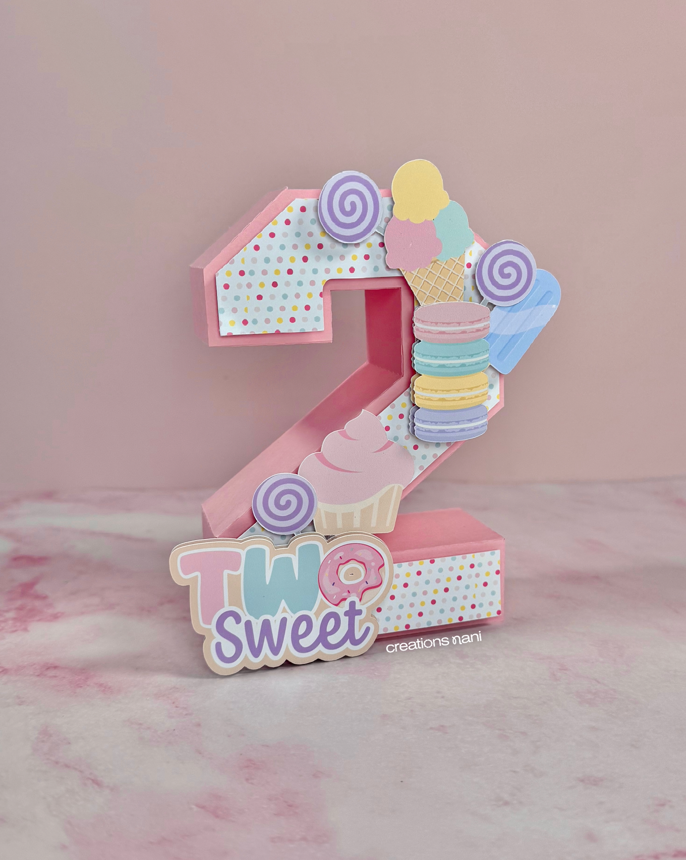 Custom 3D Paper Letter or Number