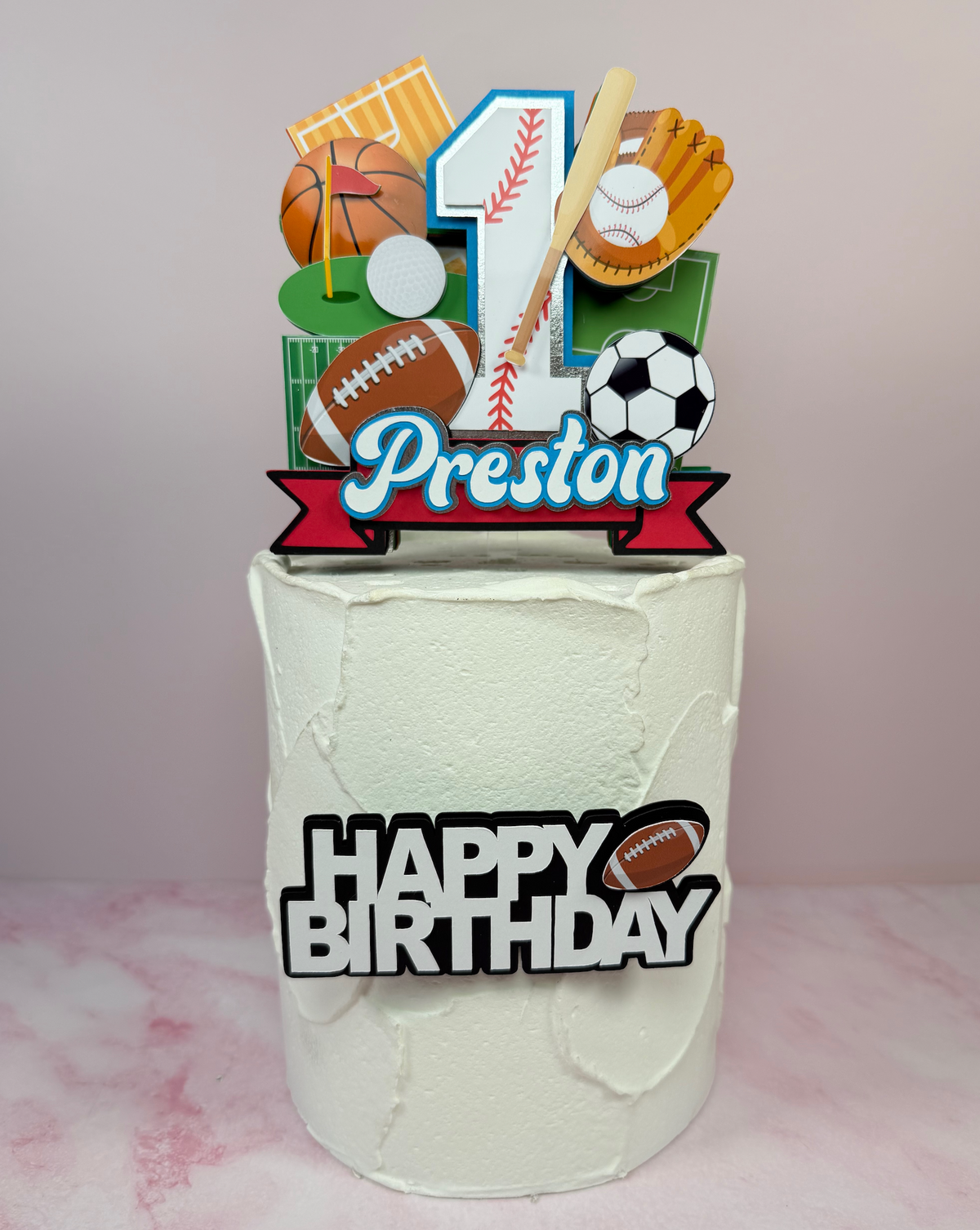 Cake Topper - Two Pieces