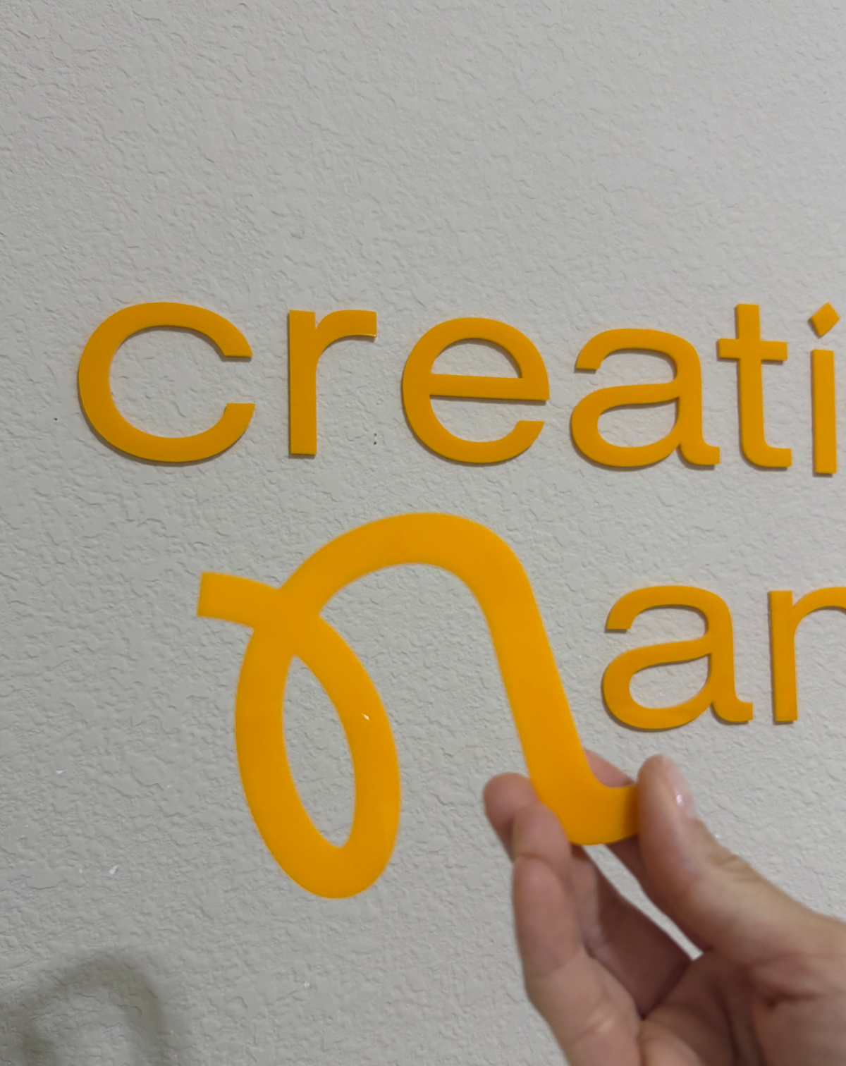Acrylic Logo (solid color)