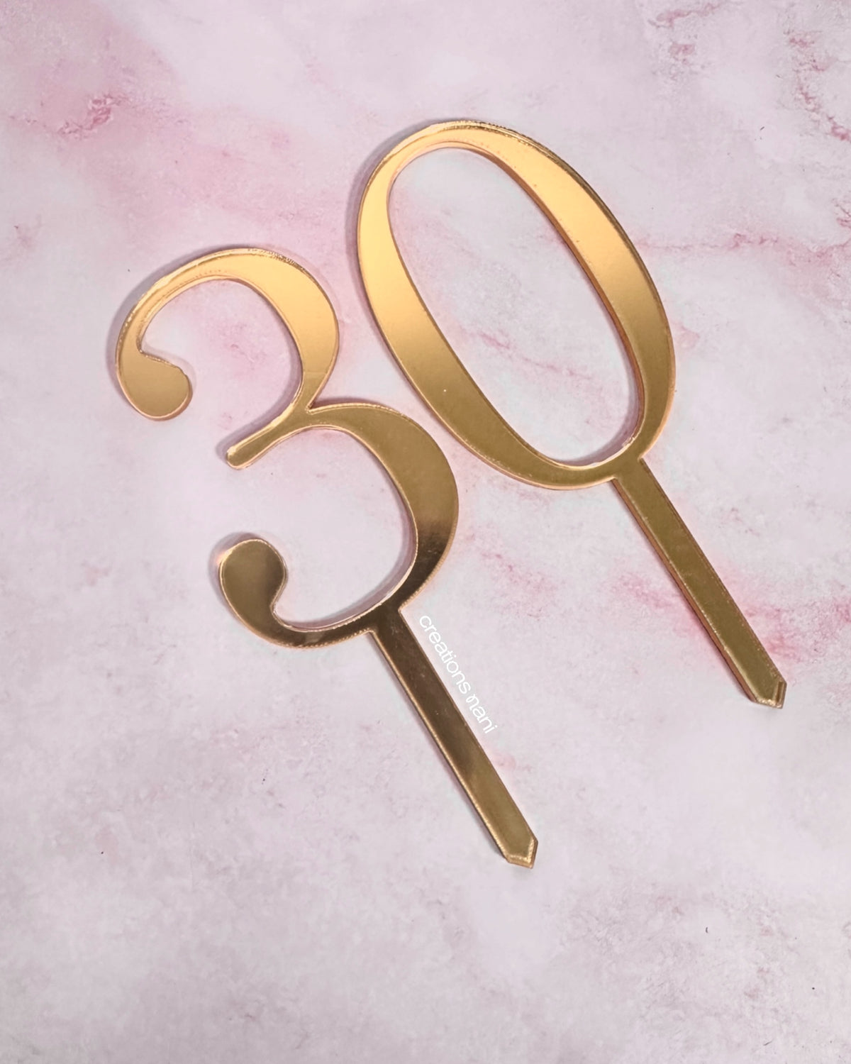 Cake topper - Number