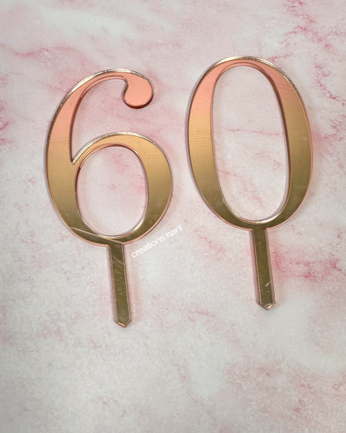 Cake topper - Number