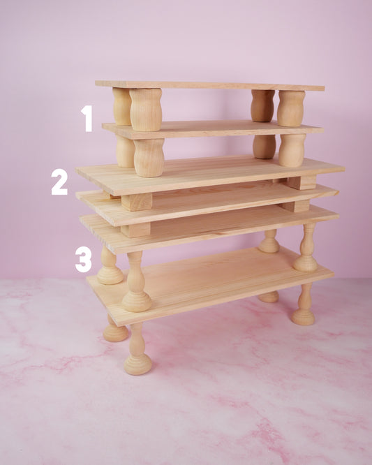 Wood Display Stands
