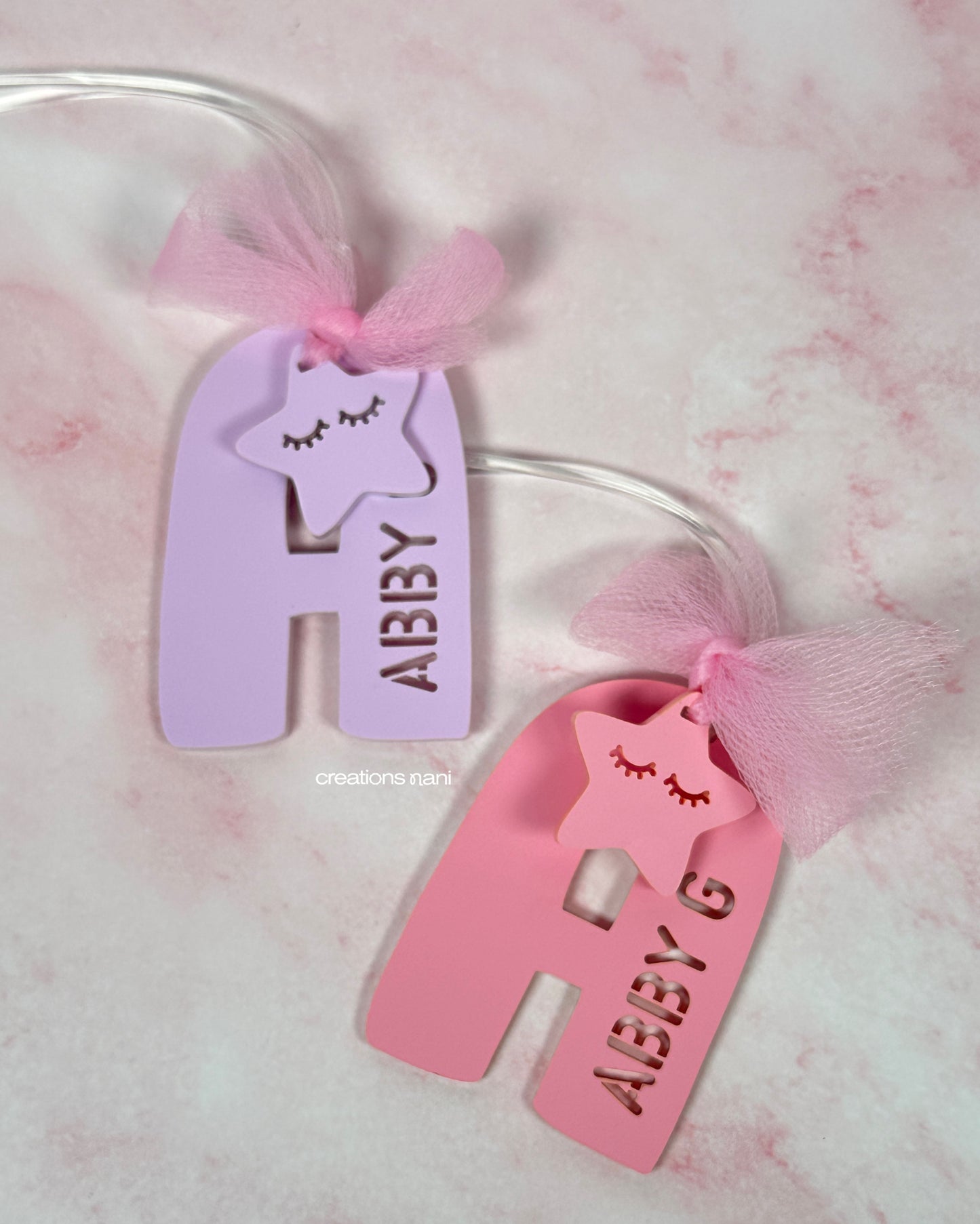 Acrylic Keychain (Name with a little star)