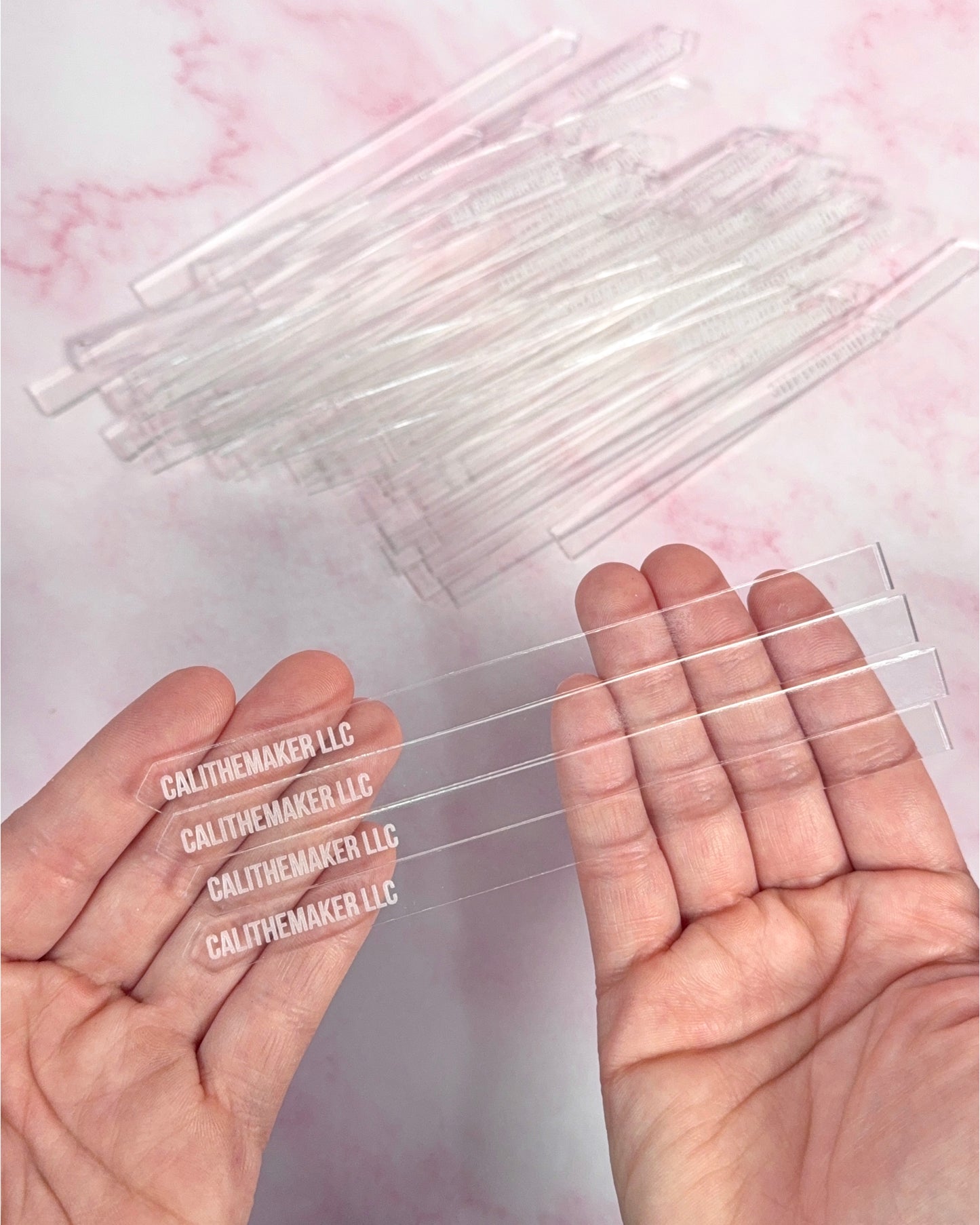 Custom Acrylic Cake Topper Sticks