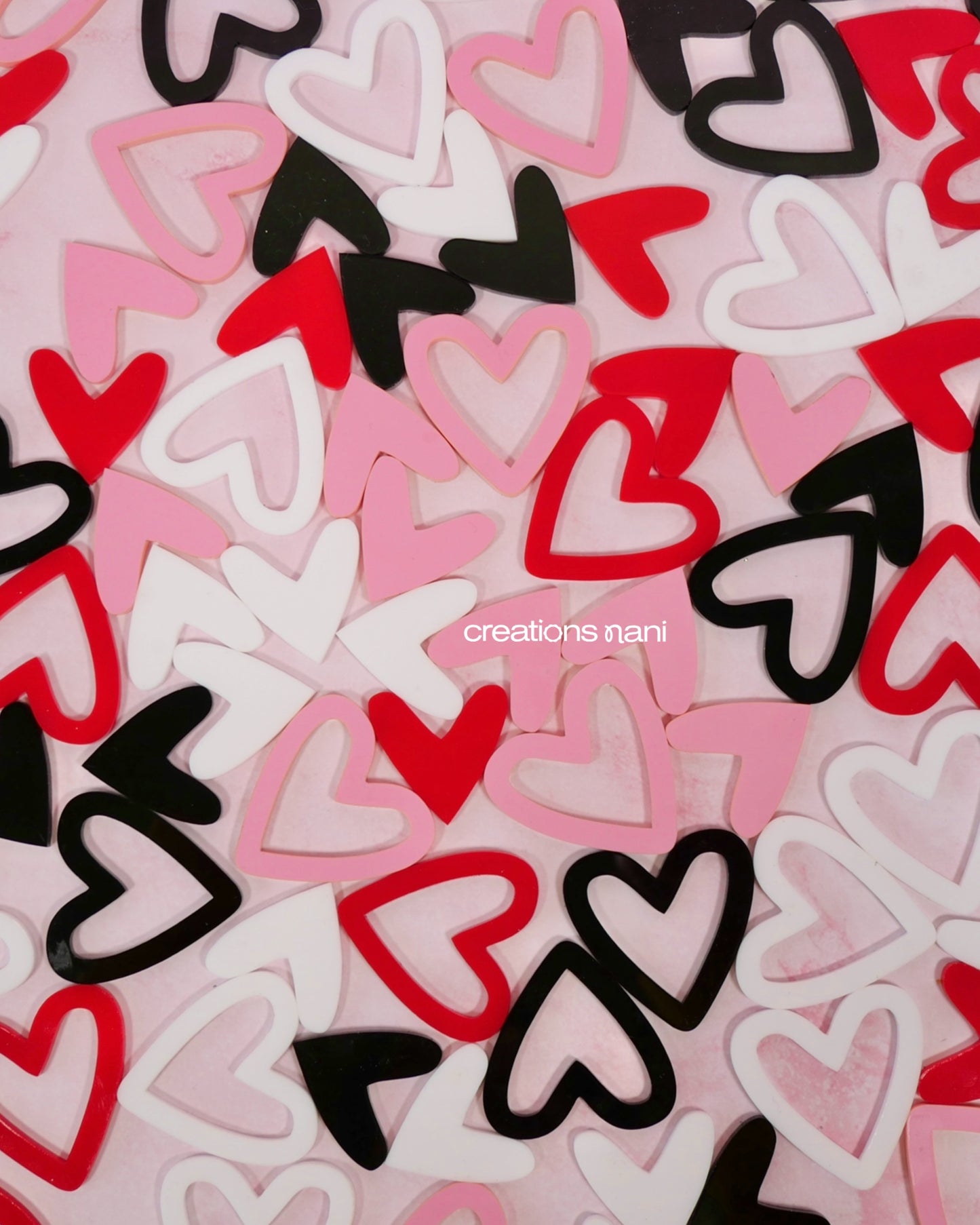 Color Acrylic Charms (Just Cut)