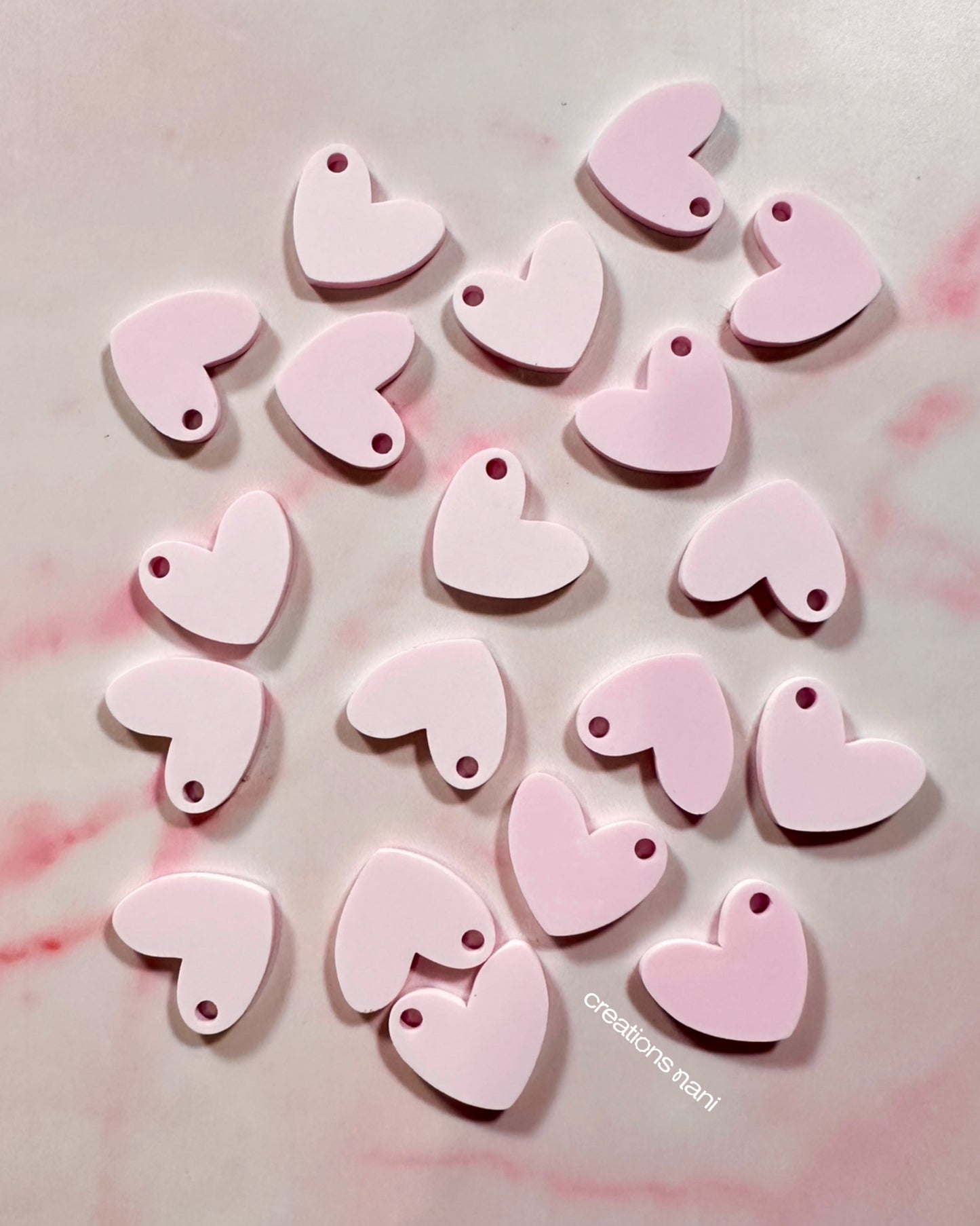 Color Acrylic Charms (Just Cut)