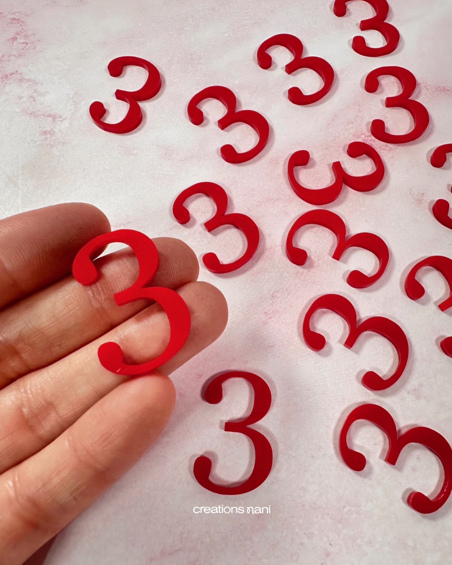 Color Acrylic Charms (Just Cut)