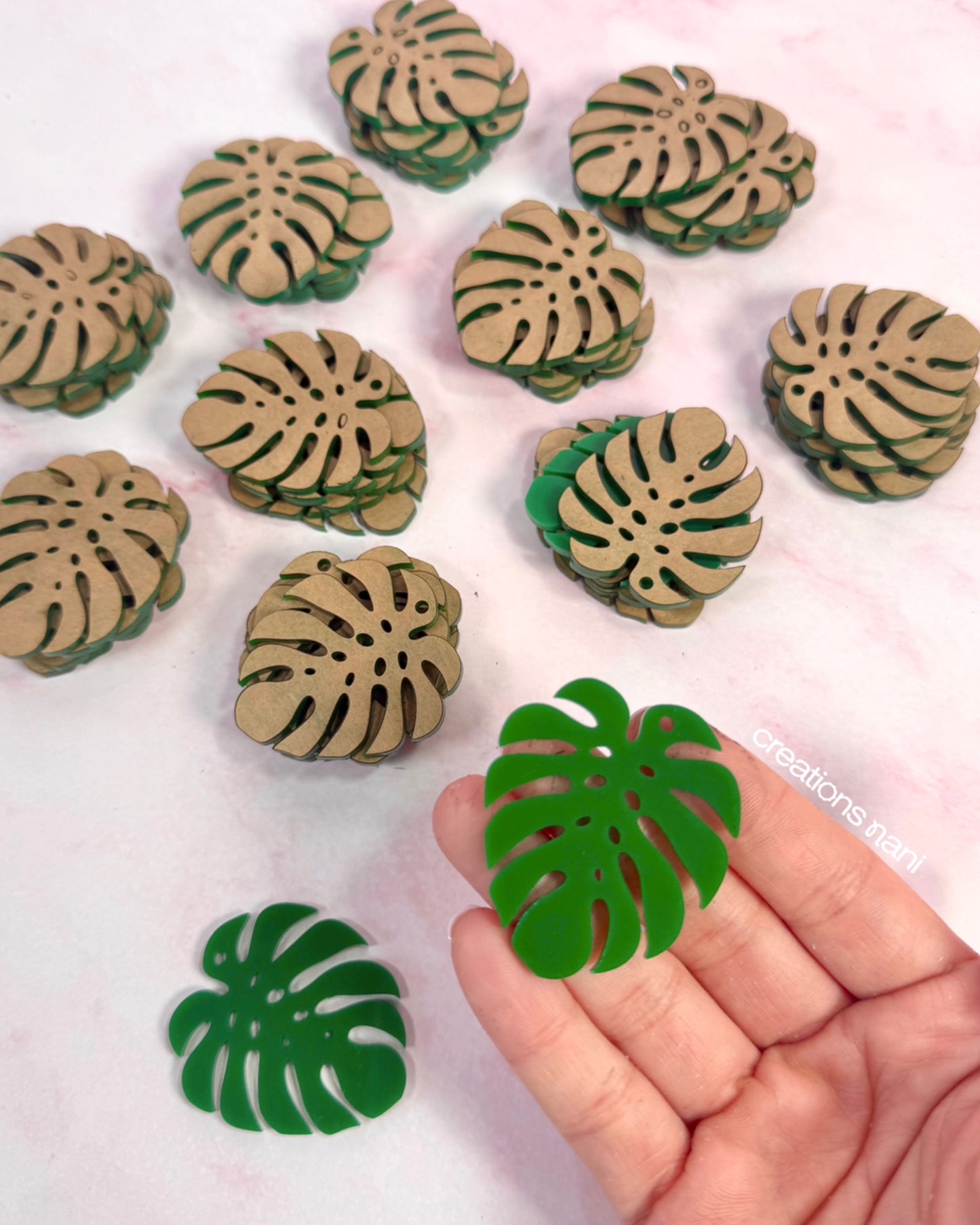 Color Acrylic Charms (Just Cut)