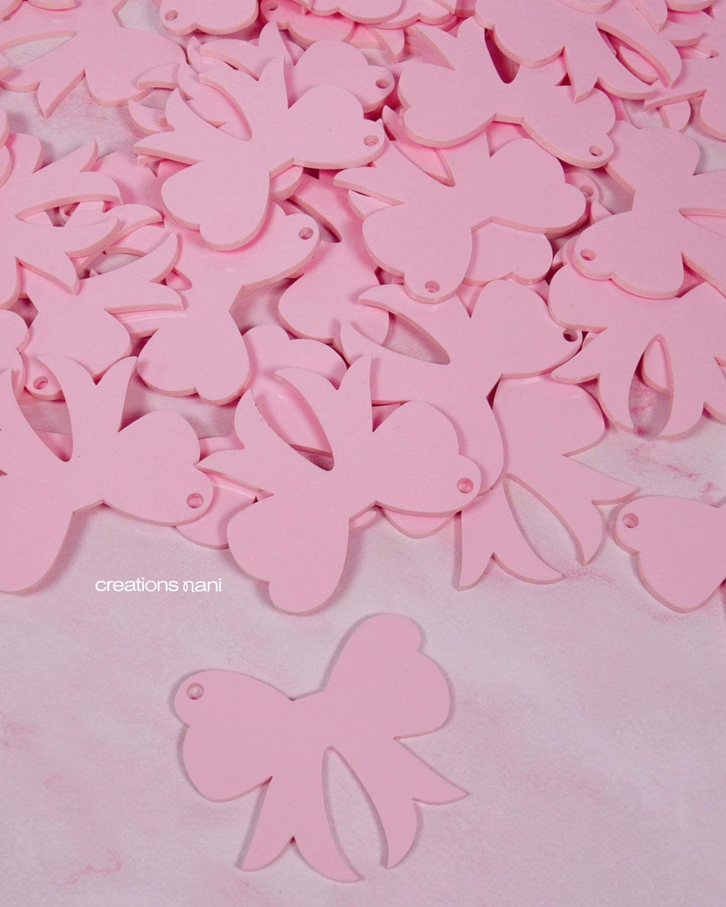 Color Acrylic Charms (Just Cut)