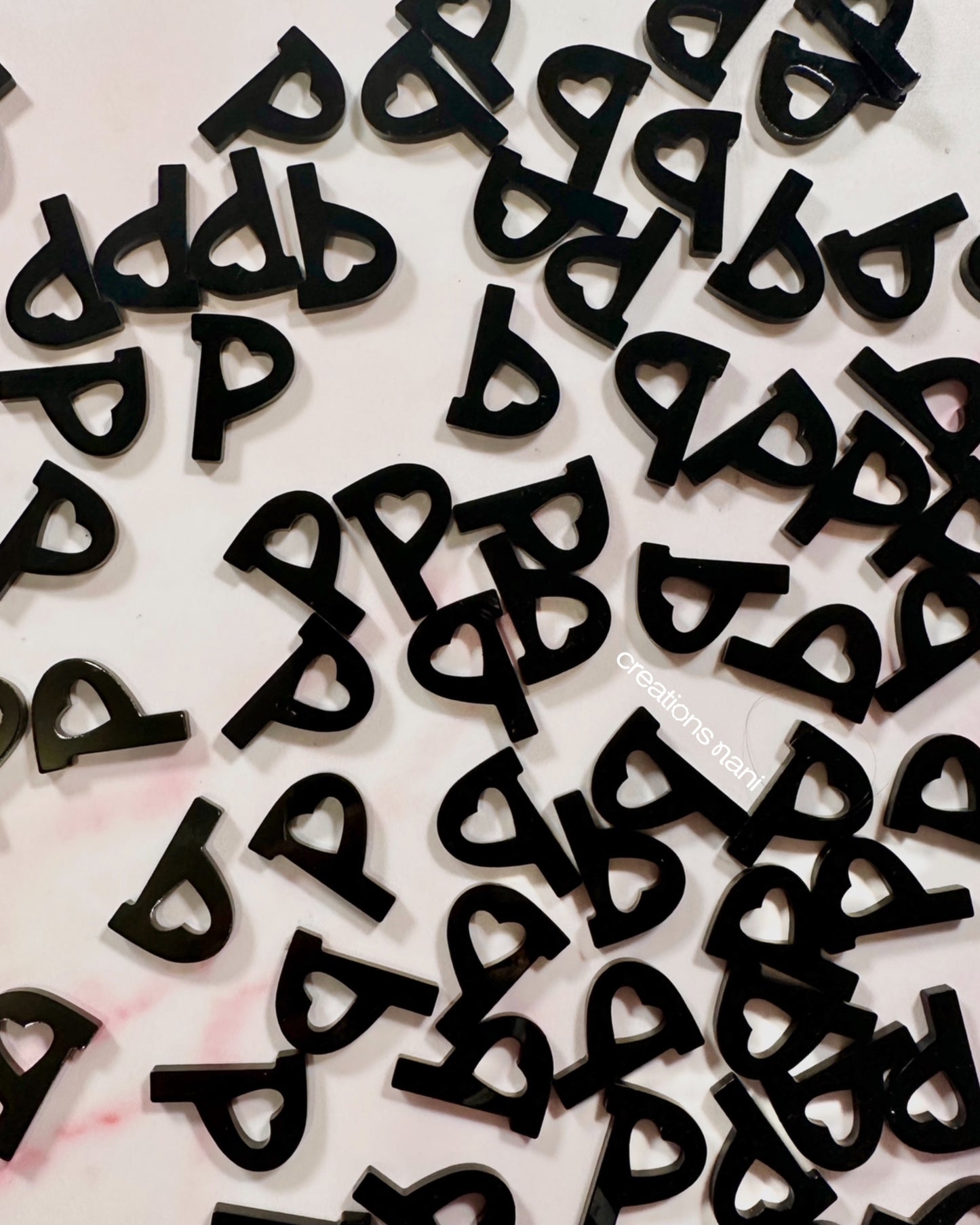 Color Acrylic Charms (Just Cut)