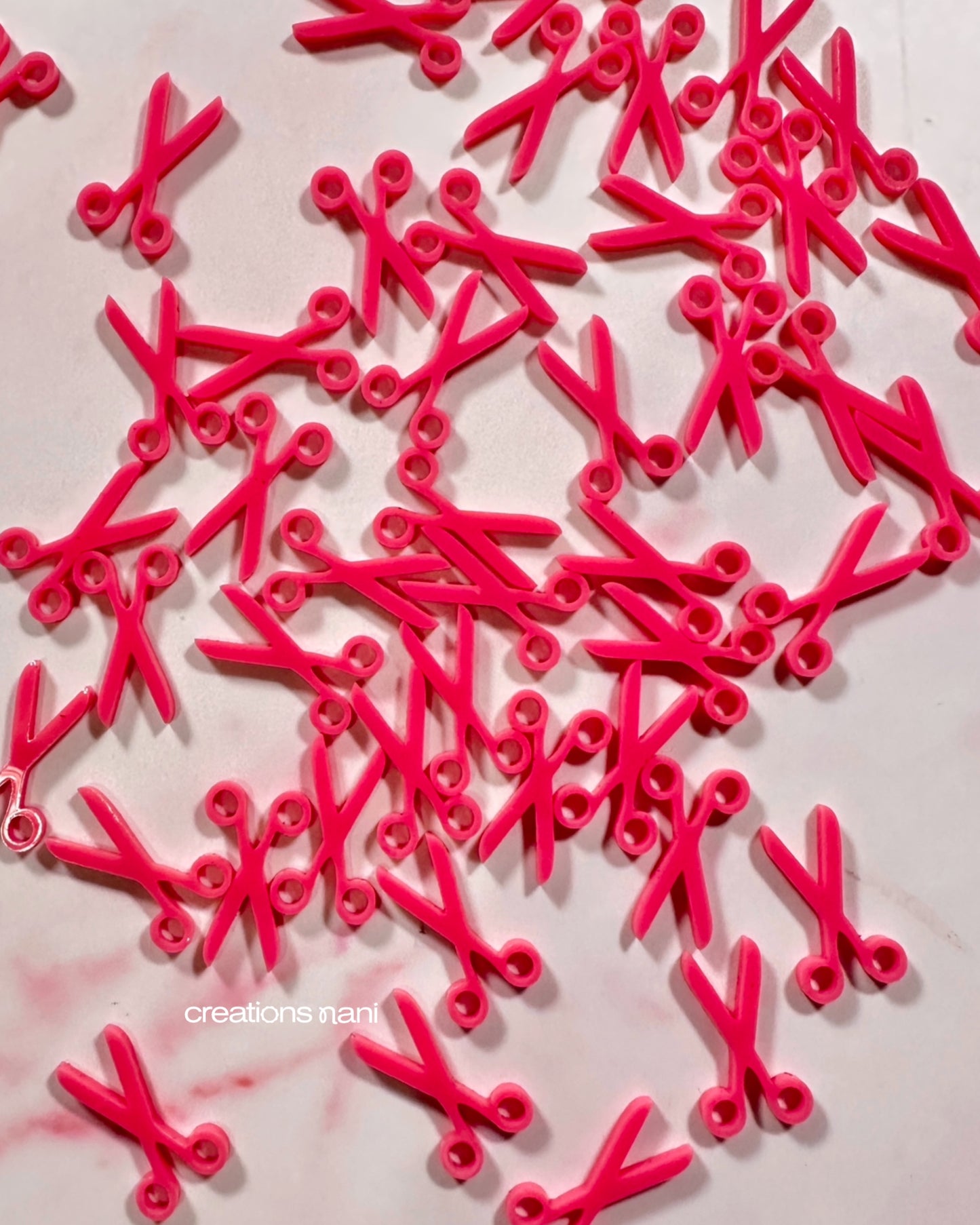 Color Acrylic Charms (Just Cut)