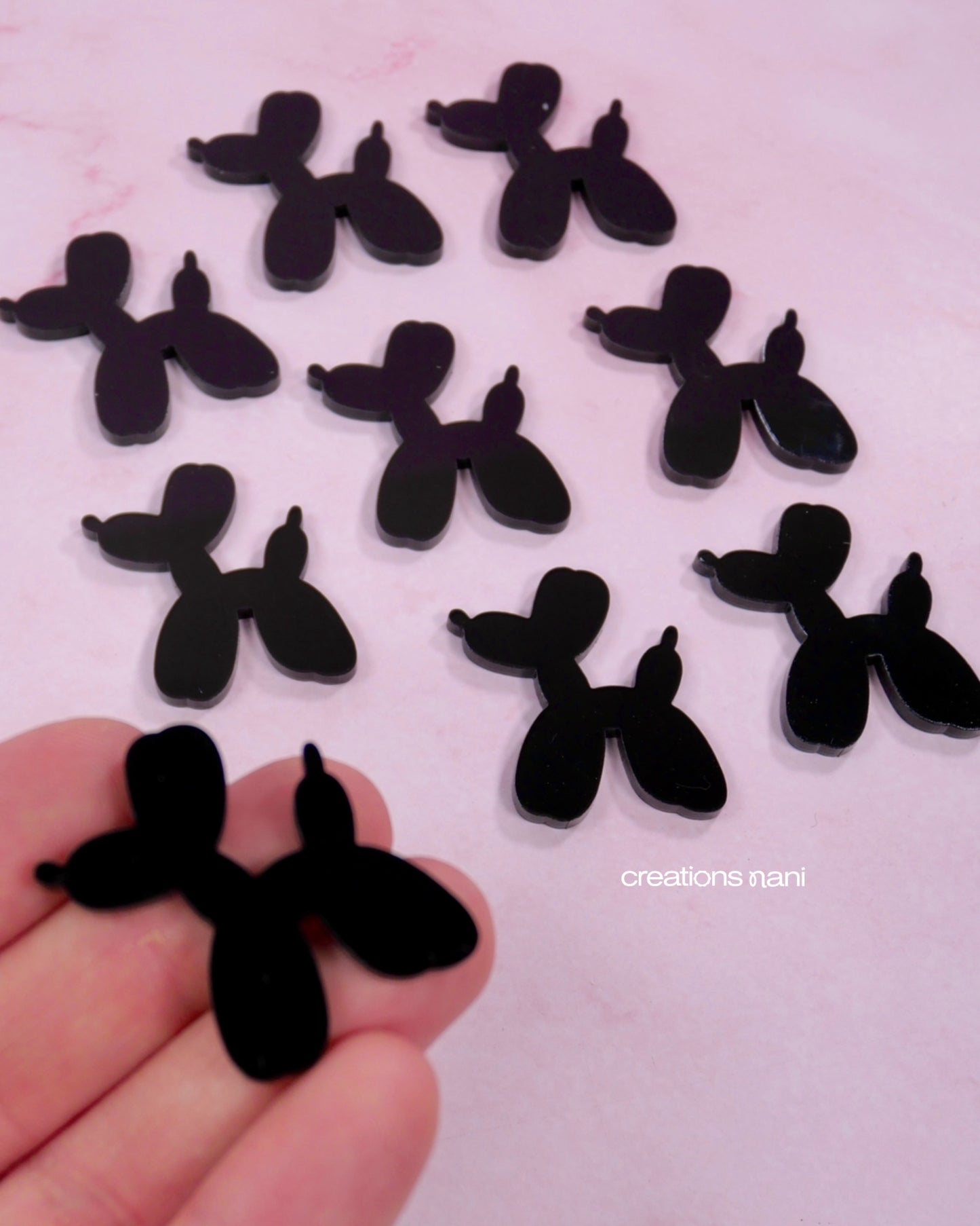 Color Acrylic Charms (Just Cut)